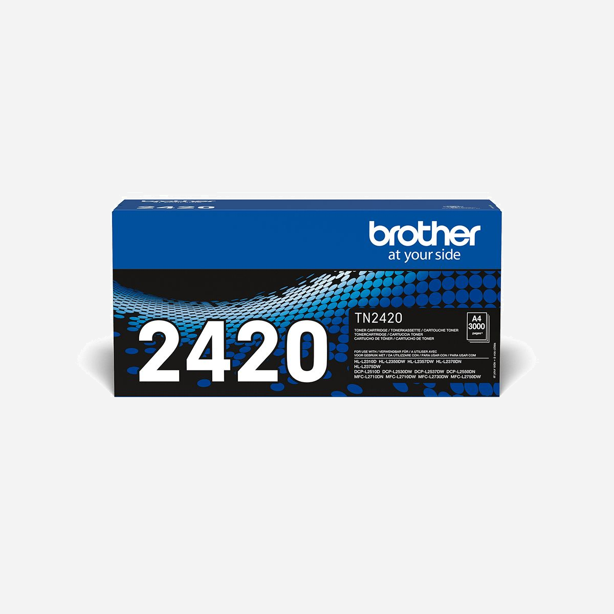 Brother TN-2420 Cartouche Toner Noir Originale, Rendement 3000 pages, pour DCP-L2530DW, HL-L2375DW, MFC-L2750DW et autres modèles - Brother prend en considération l’impact environnemental de ses consommables, à chaque étape de leur cycle de vie, afin de réduire les déchets envoyés en décharge. Nos équipements et nos toners sont conçus pour que leur impact sur l’environnement soit aussi faible que possible. <br> <br>Toner original haute capacité Brother Brother TN-2420 : toujours à la hauteur.