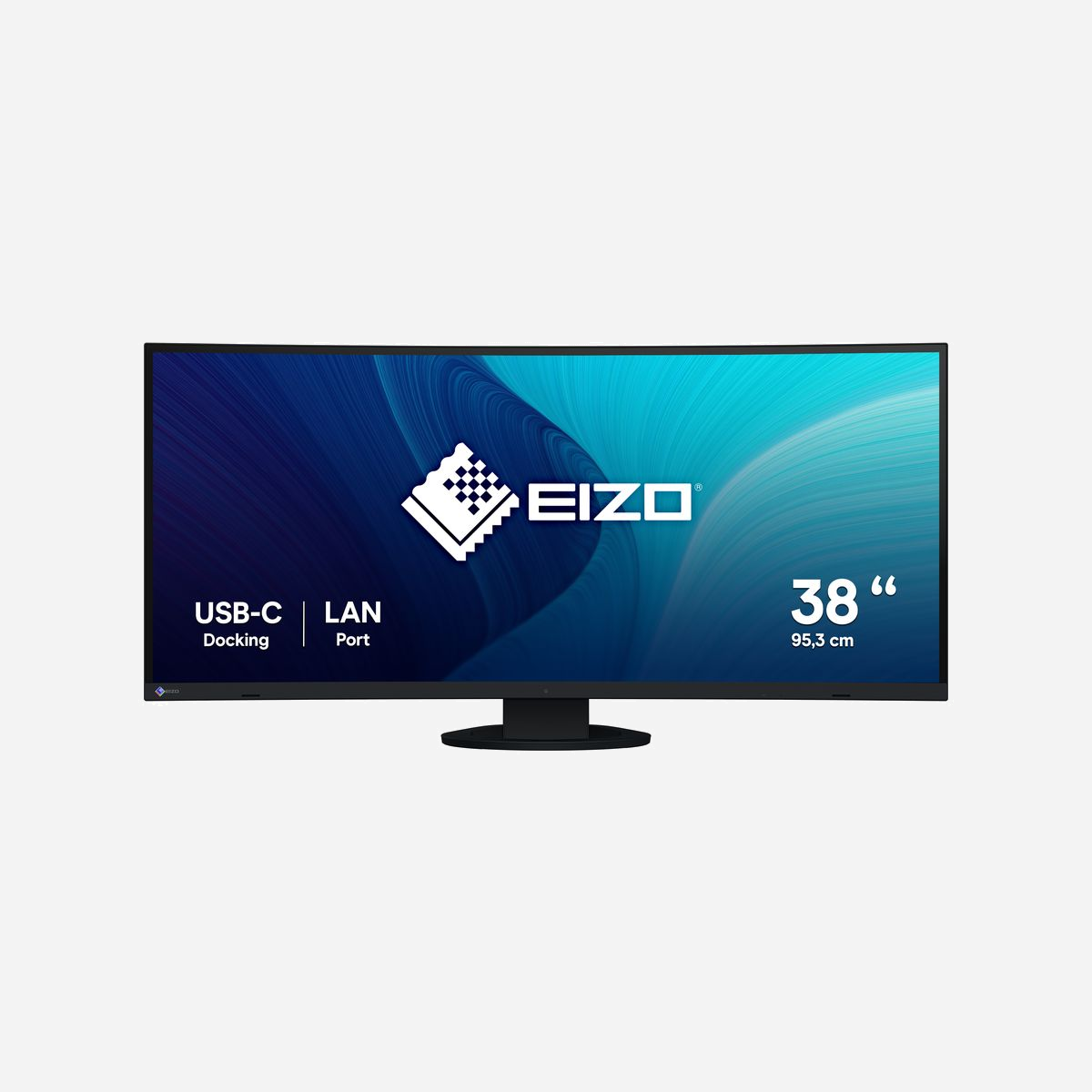 EIZO FlexScan EV3895-BK Moniteur LED 37.5" UltraWide Quad HD+ 3840x1600 IPS 5ms 300cd/m² Hub USB 3.2 Gen 1 Noir, Connectiques HDMI/DisplayPort/USB-C, VESA - EIZO FlexScan EV3895-BK. Taille de l'écran: 95,2 cm (37.5"), Résolution de l'écran: 3840 x 1600 pixels, Type HD: UltraWide Quad HD+, Technologie d'affichage: LED, Temps de réponse: 5 ms, Format d'image: 24:10, Angle de vision horizontal: 178°, Angle de vision vertical: 178°. Haut-parleurs intégrés. Concentrateur USB intégré, Version du concentrateur USB: 3.2 Gen 1 (3.1 Gen 1). Montage VESA, Réglage de la hauteur. Couleur du produit: Noir