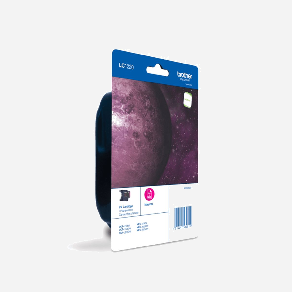 Brother LC1220MBP Cartouche d'Encre Magenta Original - 1 Pièce - Rendement 300 Pages - Compatibilité DCP-J925DW, DCP-J525W, MFCJ430W, MFC-J825DW - Brother LC1220MBP. Type d'alimentation: Paquet unique, Rendement par page d'encre de couleur: 300 pages, Couleurs d'impression: Magenta, Quantité: 1 pièce(s)