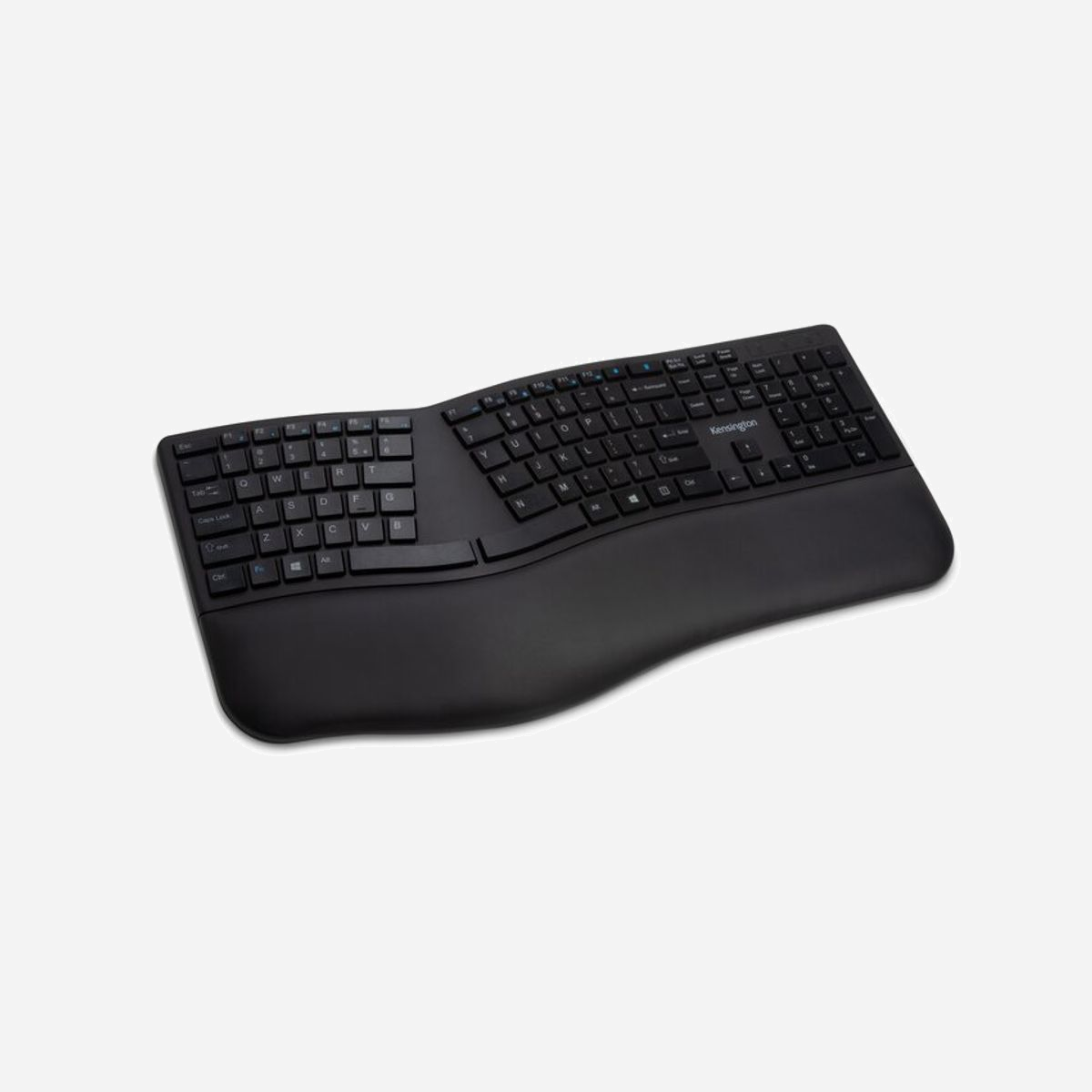 Kensington K75401DE : Clavier Ergonomique Universel, QWERTZ Allemand, Sans Fil + USB, Portée 10m, Bluetooth 4.2 BLE, Résistant aux éclaboussures - Kensington Pro Fit Ergo. Facteur de forme du clavier: Taille réelle (100 %). Style de clavier: Courbé. Technologie de connectivité: Avec fil &sans fil, Interface de l'appareil: FR sans fil +USB, Disposition des touches du clavier: QWERTZ. Repose-poignets. Utilisation recommandée: Universel. Couleur du produit: Noir