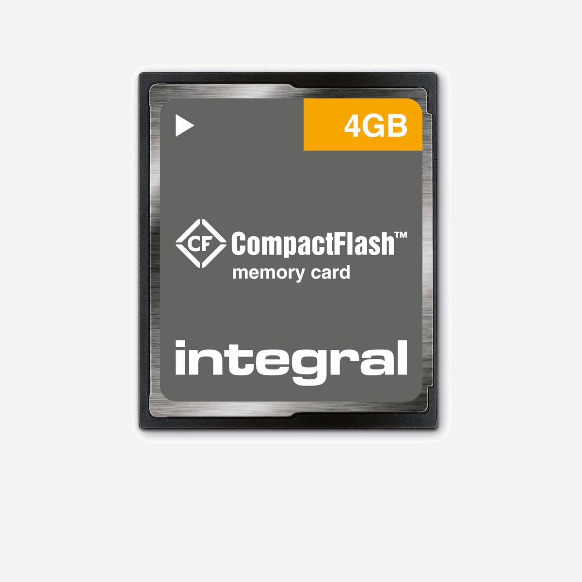 Carte CompactFlash Integral 4GB CFast FAT32 3.3/5V 0-70°C Dimensions 36x43x3.3mm Poids 12g - Réf INCF4GV2 - Integral 4GB CompactFlash Card. Capacité: 4 Go, Type de Carte Flash: CFast. Couleur du produit: Vert