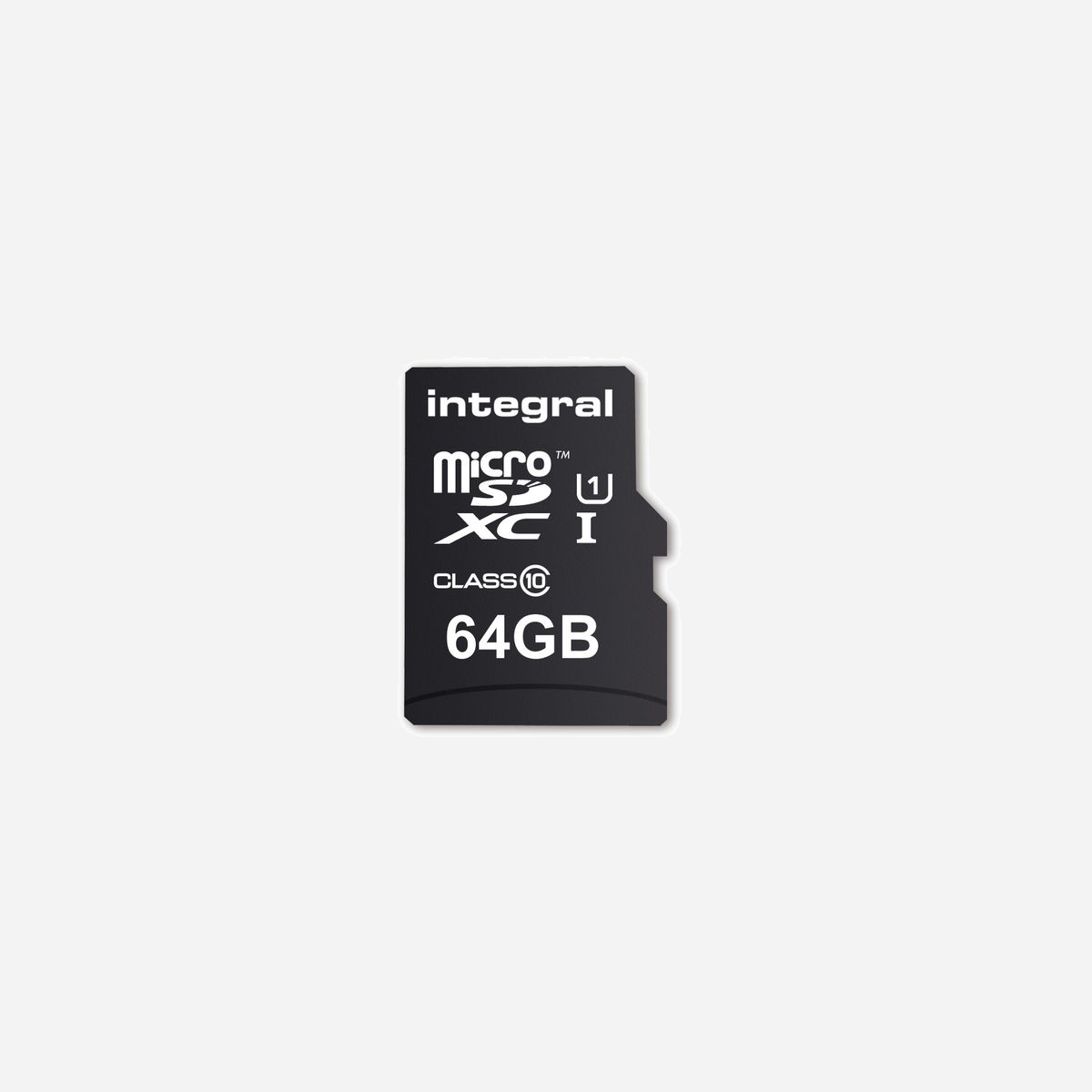 Integral MicroSD 64Go UHS-I U1 Classe 10 V10 90Mo/s Lecture, Adaptateur SD Inclus, FAT32, 15x11x1mm, Smartphone/Tablette, INMSDX64G10-90SPTAB - Integral 64GB MICRO SD CARD SMARTPHONE AND TABLET MICROSDHC/XC with Read speed up to 90MB/s. Capacité: 64 Go, Type de Carte Flash: MicroSD, Classe de mémoire Flash: Classe 10, Type de mémoire interne: UHS-I, Vitesse de lecture: 90 Mo/s, Classe de vitesse UHS: Class 1 (U1), Classe de vitesse vidéo: V10. Couleur du produit: Noir