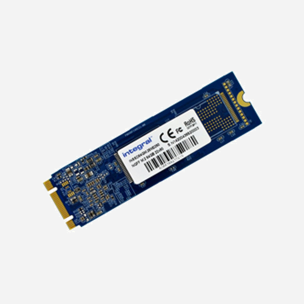 Integral SSD M.2 512Go SATA III 6Gbit/s TLC INSSD512GM280 Lecture 520MB/s Ecriture 450MB/s Contrôleur SMI SM2258XT 22x80mm - Integral INSSD512GM280. Capacité du Solid State Drive (SSD): 512 Go, Facteur de forme SSD: M.2, Vitesse de lecture: 520 Mo/s, Vitesse d'écriture: 450 Mo/s, Taux de transfert des données: 6 Gbit/s, composant pour: PC/ordinateur portable