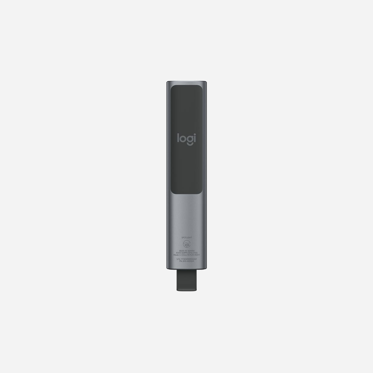 Logitech 910-005166 Télécommande Bluetooth/RF Gris, USB, LiPo 85mAh, Portée 30m, Windows/macOS, Aluminium/Plastique, Mini Récepteur USB - Logitech 910-005166. Interface de réception sans fil: USB, Technologie sans fil: Bluetooth/RF, Type de récepteur: Mini récepteur. Couleur du produit: Gris, Fonctions de présentation: Contrôle distance, Matériel: Aluminium, Plastique. Technologie batterie: Lithium Polymère (LiPo), Capacité de la batterie: 85 mAh, Temps de charge: 60 min. Prise en charge du système d'exploitation Windows: Windows 10, Windows 11, Windows 7, Windows 8, Windows 8.1, Prise en charge du système d'exploitation Mac: Mac OS X 10.10 Yosemite, Mac OS X 10.11 El Capitan, Mac OS X 10.12 Sierra, Mac OS X 10.13 High.... Largeur du récepteur: 1,72 cm, Profondeur du récepteur: 4,04 cm, Hauteur du récepteur: 6,8 mm