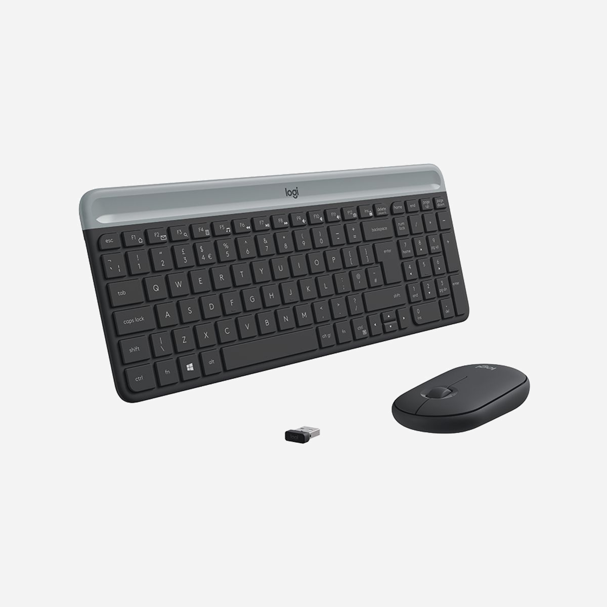 Logitech Ensemble Clavier QWERTY US International Graphite et | Hello Edge