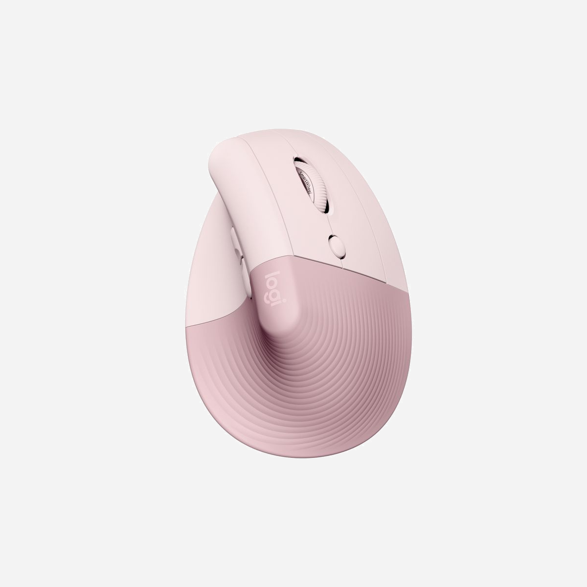 Logitech Lift - Souris Verticale Ergonomique 4000 DPI RF sans fil + Bluetooth - 4 Boutons Programmables - Rose - Pile AA - Windows/macOS/Linux/Android/iOS - Logitech Lift. Format: Droitier, Conception verticale. Technologie de détecteur de mouvement: Optique, Interface de l'appareil: RF sans fil + Bluetooth, Résolution en mouvement: 4000 DPI, Type de boutons: Boutons poussoirs, Quantité de boutons programmables: 4, Type Scroll: Roue. Source d'alimentation: Piles. Couleur du produit: Rose