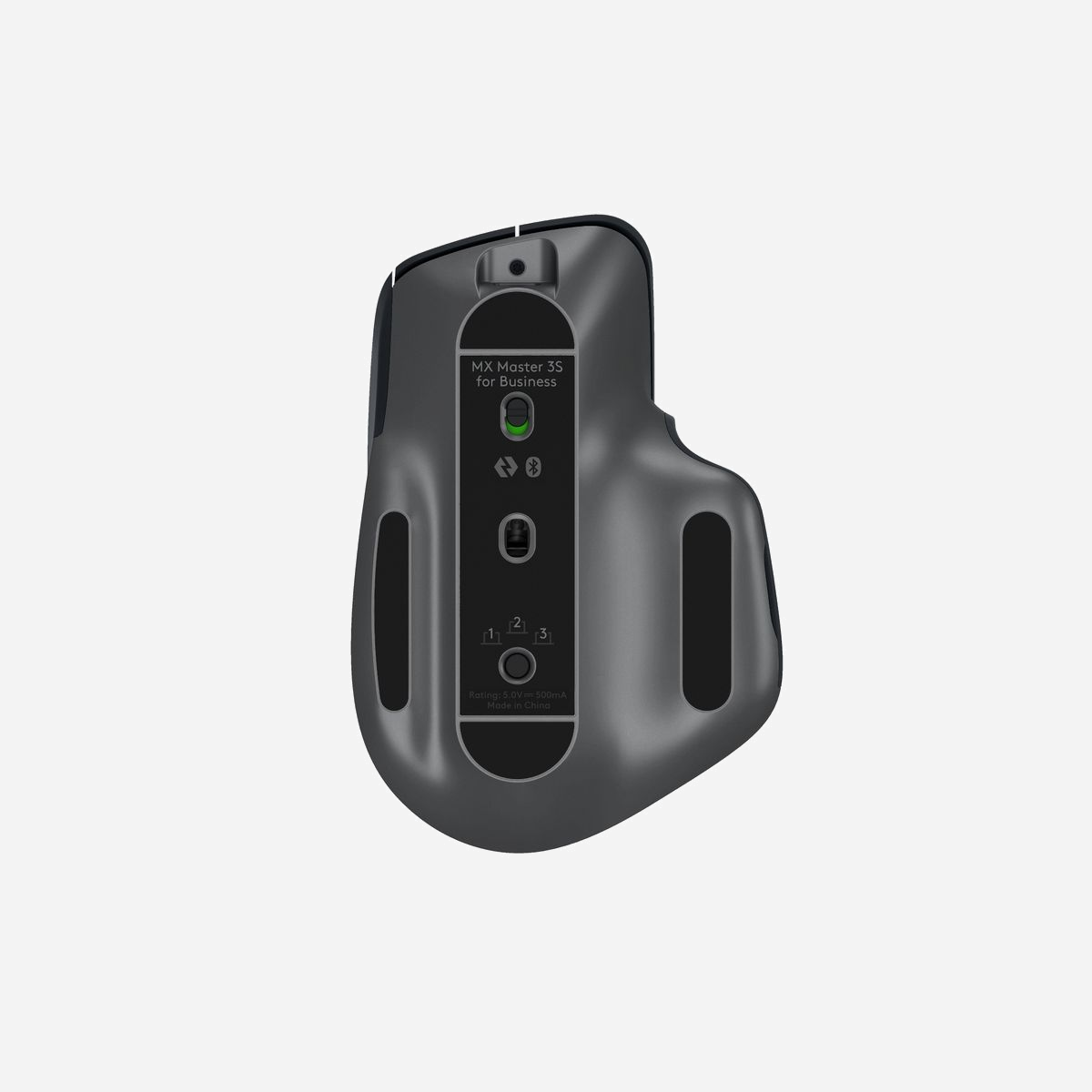 Logitech MX Master 3S for Business - Souris Laser 8000 DPI, RF sans fil + Bluetooth, 7 Boutons Programmables, Batterie 500mAh, Graphite, Compatible Windows/macOS/Linux - Logitech MX Master 3S for Business. Format: Droitier. Technologie de détecteur de mouvement: Laser, Interface de l'appareil: RF sans fil + Bluetooth, Résolution en mouvement: 8000 DPI, Type de boutons: Boutons poussoirs, Quantité de boutons programmables: 7, Type Scroll: Roue. Source d'alimentation: Piles. Couleur du produit: Graphite