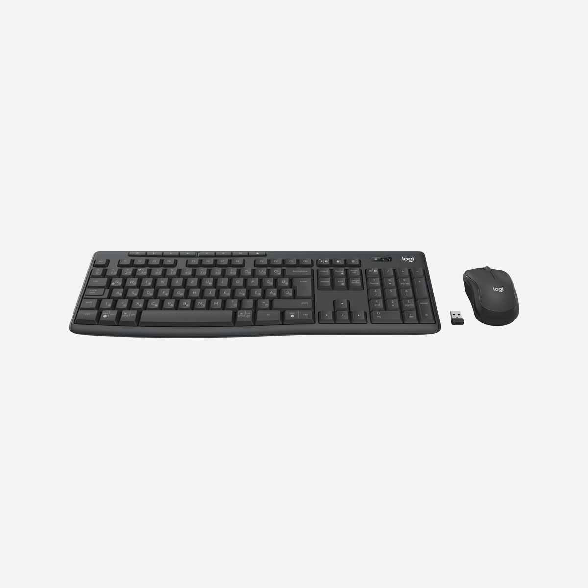 Logitech MK370 Ensemble Clavier Souris Sans Fil QWERTZ Hongrois, Connectivité RF/Bluetooth, Silent Touch, Logi Bolt, Compatible Windows/macOS/Linux - <b>LE COMBO PRÉFÉRÉ, AMÉLIORÉ</b><br>MK370 Combo for Business est l’ensemble Logitech amélioré pour les professionnels le plus vendu. Ce duo de productivité sans fil est fourni prêt à l’emploi.<br><br><b>FIABLE, SÉCURISÉ, PRÊT POUR TRAVAILLER</b><br>L’ensemble clavier et souris sans fil MK370 pour les professionnels est idéal pour que tout le monde travaille plus confortablement. Désormais prêt pour l’entreprise grâce à la technologie sécurisée Logi Bolt.<br><br><b>QUALITÉ QUI DURE</b><br>Profitez de l'expérience de frappe familière du MK370 grâce à son clavier résistant aux éclaboussures. Les touches durables et les pieds inclinables robustes sont fabriqués avec les mêmes matériaux de haute qualité et les mêmes normes de fiabilité approuvées par des millions d'utilisateurs dans le monde entier.<br><br><b>TECHNOLOGIE SILENT TOUCH</b><br>Dans les espaces ouverts, tout le monde appréciera 90% de bruit de clic en moins2par rapport à la souris sans fil Logitech M185. grâce à la technologie Silent Touch. Désormais, vous pouvez vous concentrer sur le travail, et non sur les distractions fastidieuses.<br><br><b>CLAVIER DE TAILLE STANDARD</b><br>La commodité et le confort d’un clavier de taille standard avec des touches de contrôle multimédia pour une productivité accrue, huit touches de raccourci pratiques et une rangée « F » programmable.<br><br><b>SIMPLICITÉ DU PRÊT À L’EMPLOI</b><br>Pour une configuration prête à l'emploi sans tracas, le clavier et la souris sont couplés immédiatement au récepteur USB Logi Bolt, ce qui réduit la charge de travail du personnel du service d'assistance informatique.<br><br><b>LOGI OPTIONS+</b><br>Logi Options+ est une application puissante et facile à utiliser qui permet de personnaliser les souris et les claviers Logitech afin que les utilisateurs puissent rationaliser leur flux de travail.<br><br><b>CONÇUE POUR ÉVOLUER</b><br>Disponible et certifiée dans plus de 100 pays, avec 2 ans de garantie matérielle limitée. Assistance disponible pour les professionnels de l'informatique et les utilisateurs professionnels via notre plateforme prosupport.<br><br><b>DEUX MODES DE CONNEXION</b><br>Connectez-vous avec le récepteur USB Logi Bolt, pour des connexions sécurisées hautes performances ou Bluetooth® Low Energy. Deux options de connexion offrent la flexibilité aux utilisateurs, ainsi que la fiabilité et la sécurité pour l'informatique.<br><br><b>COMPATIBILITÉ POLYVALENTE</b><br>Le MK370 Combo for Business est facile à déployer pour les grandes entreprises. Il fonctionne avec tous les principaux systèmes d'exploitation et applications professionnelles, sur les ordinateurs de bureau, les ordinateurs portables et les tablettes.