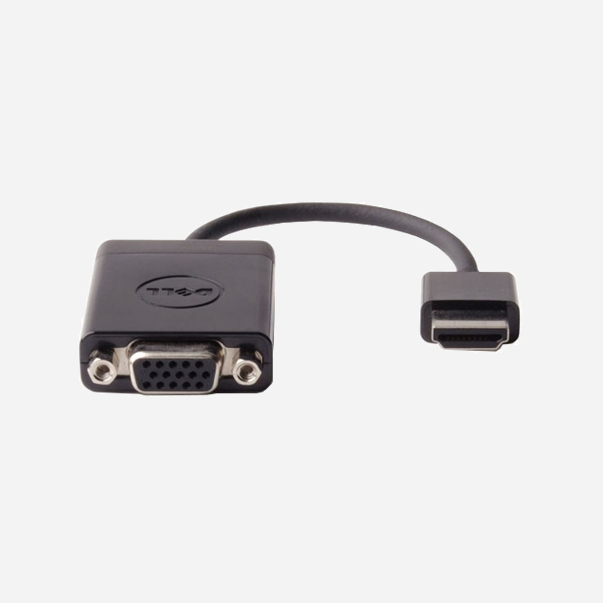 DELL Adaptateur HDMI Mâle vers VGA (D-Sub) Femelle, 0.17m, Résolution 1920x1080, Compatible Alienware/Chromebook/Inspiron/Latitude/Precision, Noir - DELL Adaptateur HDMI vers VGA. Longueur de câble: 0,17 m, Connecteur 1: HDMI, Connecteur 2: VGA (D-Sub). Largeur: 33 mm, Profondeur: 175,3 mm, Hauteur: 12,7 mm. Quantité: 1 pièce(s). Produits compatibles: Alienware Alpha Chromebook 13 7310 Dell Chromebook 11 (Model 3120) Inspiron 14 3000 Series (3442)...