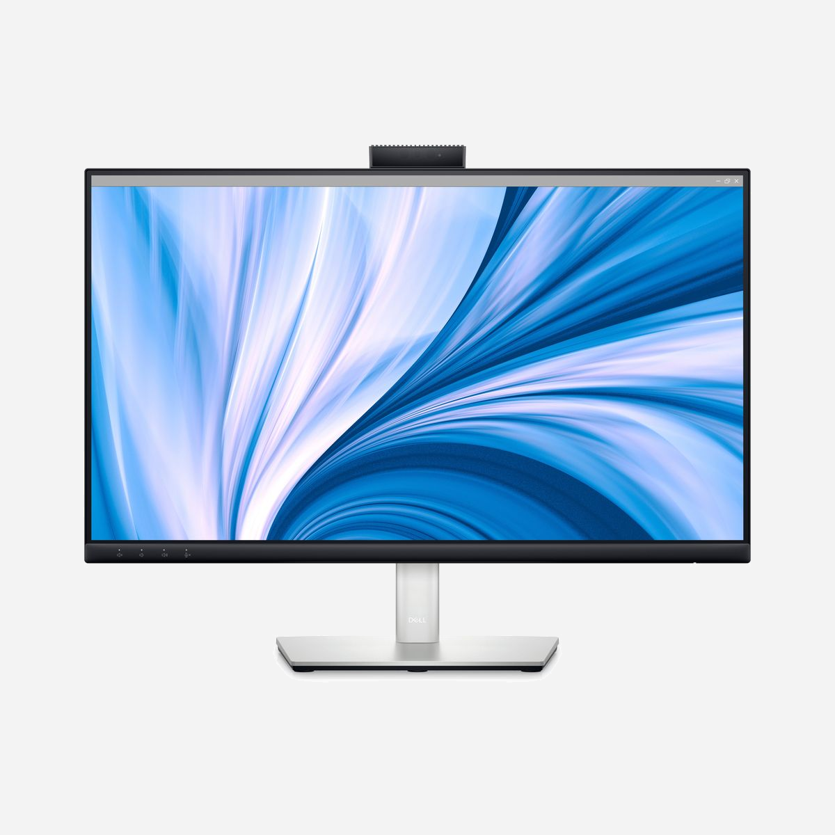 DELL C2423H Écran Vidéo Conférence 23.8" FHD IPS LED 1920x1080 60Hz 5ms HDMI DisplayPort USB 3.2 Hub Caméra 5MP Micro Haut-parleurs Intégrés - Restez synchronisé grâce à un écran FHD 24" intégrant des fonctionnalités de conférence essentielles, avec de faibles émissions de lumière bleue et une conception respectueuse de l’environnement.