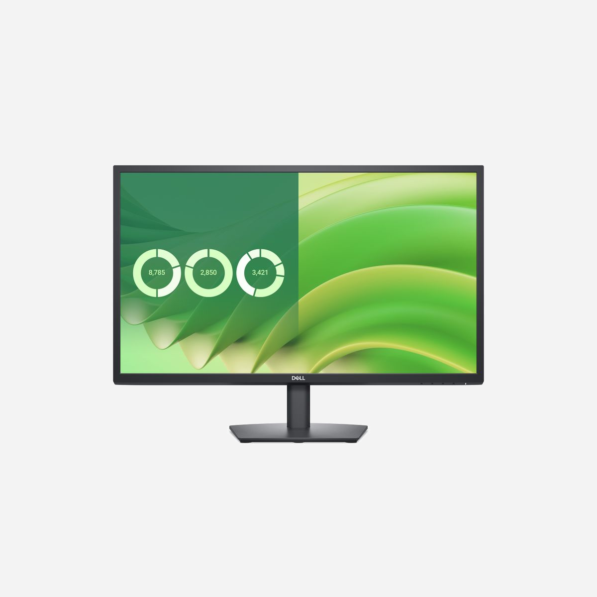 DELL E2725H - Écran 27" LED Full HD 1920x1080, Panel VA, 8ms, 300cd/m², DisplayPort 1.2, VGA, VESA 100x100, ComfortView, Noir - Obtenez tout ce dont vous avez besoin pour améliorer la productivité avec cet écran de 27 pouces abordable certifié TÜV Rheinland® pour un confort oculaire 3 étoiles.