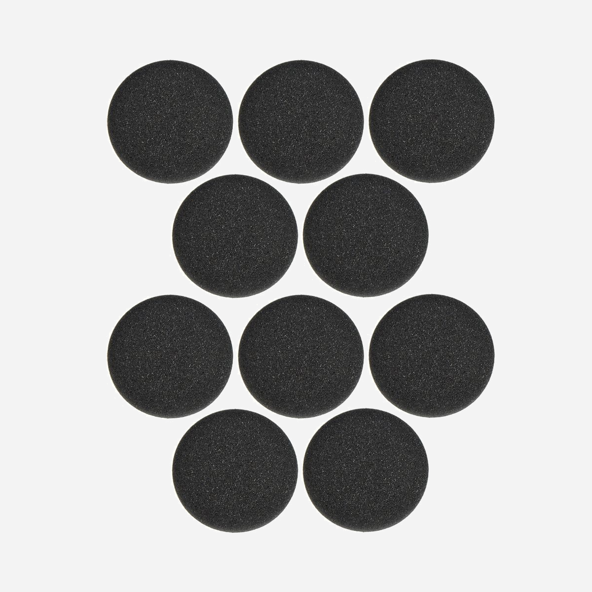 Jabra 14101-45 : Lot de 10 coussinets d'écouteur en mousse noire pour Jabra Evolve 20, 30, 40 et 65 - Dimensions colis : 160x225x10mm - Coussinets d'oreille en mousse pour Jabra Evolve 20