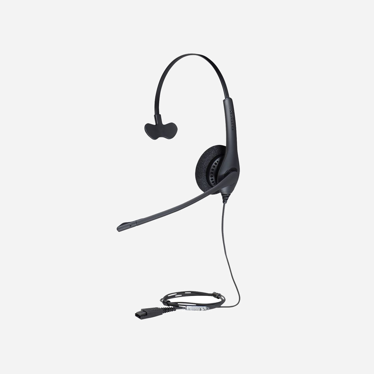 Jabra BIZ 1500 Mono QD Casque filaire, Arceau Supra-aural, Connectivité USB & Bluetooth, Micro unidirectionnel anti-bruit 1000-5000Hz, Impédance 300 Ohm - Le Jabra BIZ 1500 est un micro-casque filaire professionnel d'entrée de gamme. Ce modèle abordable a été spécialement conçu pour les centres de contacts vigilants en matière de coût. Sa technologie antibruit contribue à filtrer les bruits de fond pour une expérience client supérieure à chaque appel.<br><br>Micro-casque filaire professionnel pour téléphones fixes. Le Jabra BIZ 1500 Mono QD est un micro-casque mono doté d’une prise de déconnexion rapide QD (Quick Disconnect) permettant d’assurer une connexion instantanée sur une large gamme de téléphones fixes.<br><br>Le Jabra BIZ 1500 est un micro-casque filaire professionnel d'entrée de gamme. Ce modèle abordable a été spécialement conçu pour les centres de contact vigilants en matière de coût. Sa technologie de réduction de bruit contribue à filtrer les bruits de fond pour une expérience client supérieure à chaque appel.