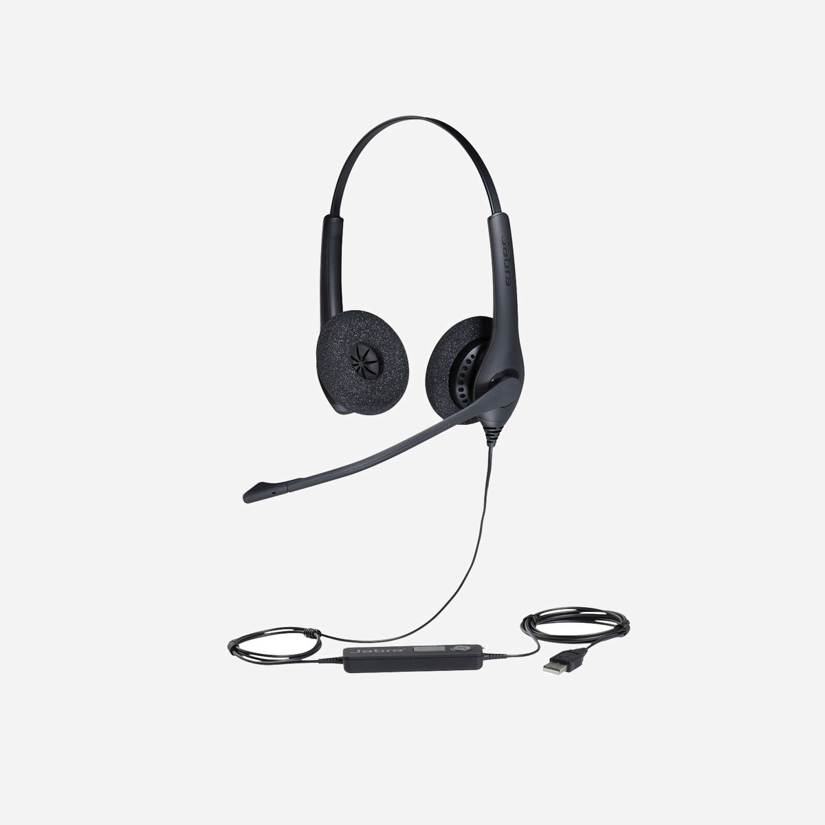 Jabra BIZ 1500 Duo : Casque filaire USB Type-A & Bluetooth, arceau supra-aural noir, micro unidirectionnel antibruit, 20-6800Hz, câble 2.3m - Le Jabra BIZ 1500 est un micro-casque filaire professionnel d'entrée de gamme. Ce modèle abordable a été spécialement conçu pour les centres de contacts vigilants en matière de coût. Sa technologie antibruit contribue à filtrer les bruits de fond pour une expérience client supérieure à chaque appel.<br><br>Micro-casque filaire professionnel abordable pour softphone. Micro-casque duo pour softphone pouvant être connecté par USB à un ordinateur portable. Unité de contrôle intégrant les fonctions de réglage du volume et de désactivation du micro.<br><br>Le Jabra BIZ 1500 est un micro-casque filaire professionnel d'entrée de gamme. Ce modèle abordable a été spécialement conçu pour les centres de contact vigilants en matière de coût. Sa technologie de réduction de bruit contribue à filtrer les bruits de fond pour une expérience client supérieure à chaque appel.