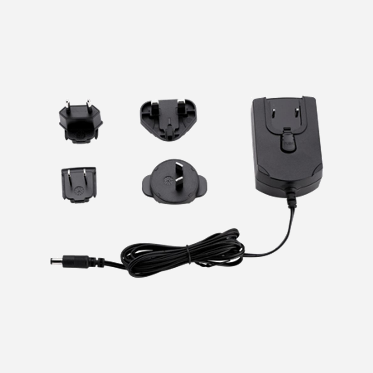 Adaptateur Secteur Jabra 14174-04 pour Speak 810, Entrée Intérieure, Connectivité USB, Noir, Dimensions Emballage 255x190x20mm, Poids 210g - Unité d'alimentation électrique pour Jabra Speak 810. Livrée avec des prises murales interchangeables facilement (EU/NA/UK/HK/AU).