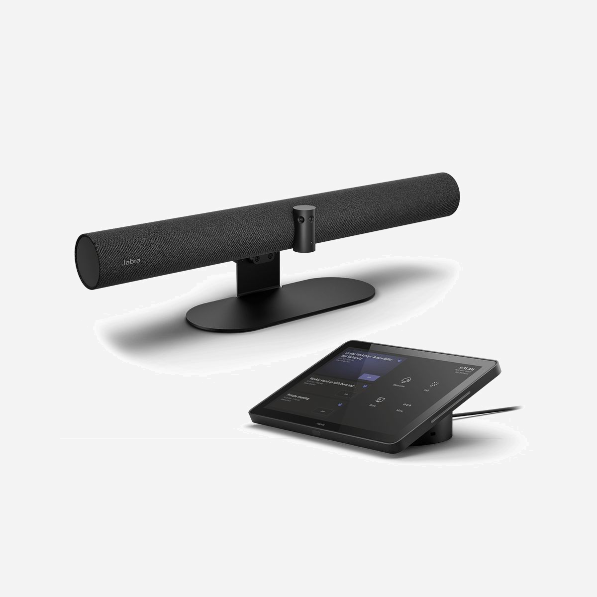 Jabra 8501-231 : Système Vidéo Conférence Groupe Full HD 13MP, Audio Beamforming, 4 Haut-parleurs, 8 Microphones, Capture 4.5m, Bluetooth 5.1 - Système de salle de visioconférence intelligent offrant à chacun une expérience de réunion égale