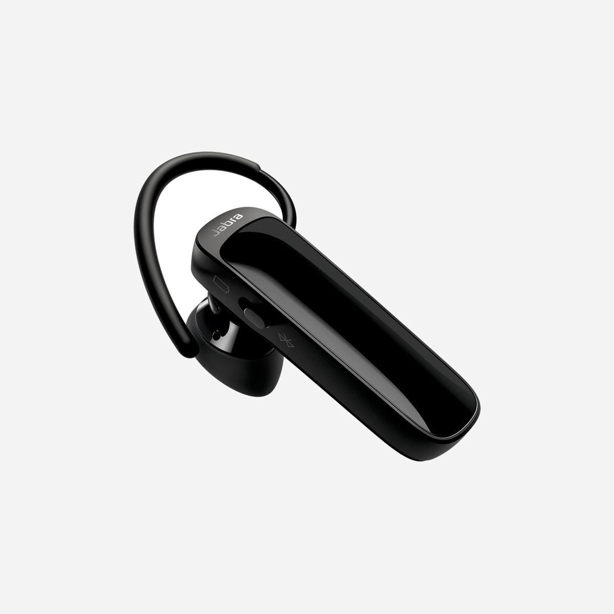 Jabra Talk 25 Oreillette Bluetooth 4.0 Mono Noir, Micro omnidirectionnel, Portée 30m, Autonomie 8h, Micro-USB, Bande passante 300-7000Hz, 8.2g - L'oreillette Jabra Talk 25 mono Bluetooth a été conçue pour vous simplifier au maximum les conversations. Elle vous permet de profiter d'une qualité d'appels sans fil HD grâce à son microphone omnidirectionnel et à son haut-parleur dynamique de 11 m, mais aussi de diffuser vos indications GPS et contenus multimédia. Le tout, avec une autonomie de batterie allant jusqu'à 8 h et jusqu'à 10 jours en mode veille.<br><br>Le Talk 25 est conçu pour simplifier au maximum les conversations. Ce micro-casque mono sans fil s'adresse aux utilisateurs qui souhaitent profiter d'un son haute définition et d'une autonomie prolongée. Son microphone omnidirectionnel vous assure des conversations d'une grande clarté. Vous bénéficiez d'une autonomie allant jusqu'à 8 heures pour vos appels sans fil Bluetooth et 9 jours en mode veille. Le Talk 25 vous permet d'économiser la batterie grâce à sa fonction Jabra Power Nap et de diffuser de la musique, des podcasts et des instructions GPS sans fil depuis votre smartphone.
