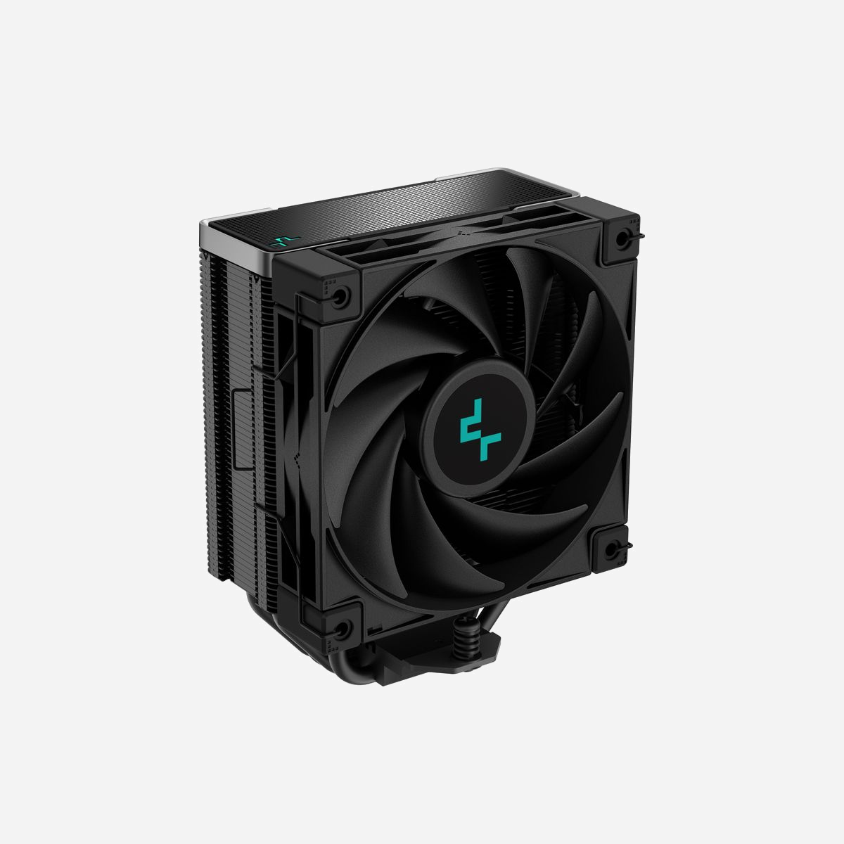 DeepCool AK400 ZERO DARK - Refroidisseur d'air CPU 12cm, 500-1850 RPM, 29dB(A), 66.47 CFM, 2.04 mmH2O, Socket LGA 1700/AM5, TDP 220W - DeepCool AK400 ZERO DARK. Type: Refroidisseur d'air, Diamètre du ventilateur: 12 cm, Vitesse de rotation (min): 500 tr/min, Vitesse de rotation (max): 1850 tr/min, Pression d'air maximale: 2,04 mmH2O, Type de roulement: Palier à dynamique des fluides (FDB). Largeur: 127 mm, Profondeur: 155 mm, Hauteur: 97 mm. Couleur du produit: Noir
