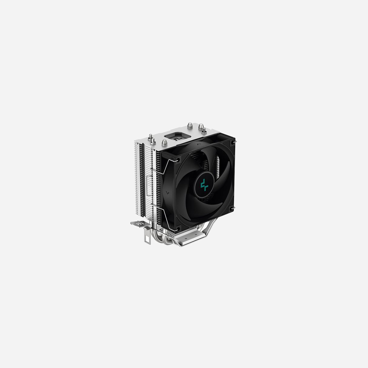 DeepCool AG300 Refroidisseur d'air pour CPU, 92mm, Socket LGA1700/1200/115x, AM5/AM4, 3 Caloducs, 36.75 CFM, 2.89 mmH2O, Noir/Métal - DeepCool AG300. Type: Refroidisseur d'air, Diamètre du ventilateur: 9,2 cm, Pression d'air maximale: 2,89 mmH2O, Type de roulement: Hydraulique. Tension: 12 V. Largeur: 119 mm, Profondeur: 77 mm, Hauteur: 129 mm. Couleur du produit: Noir, Métallique
