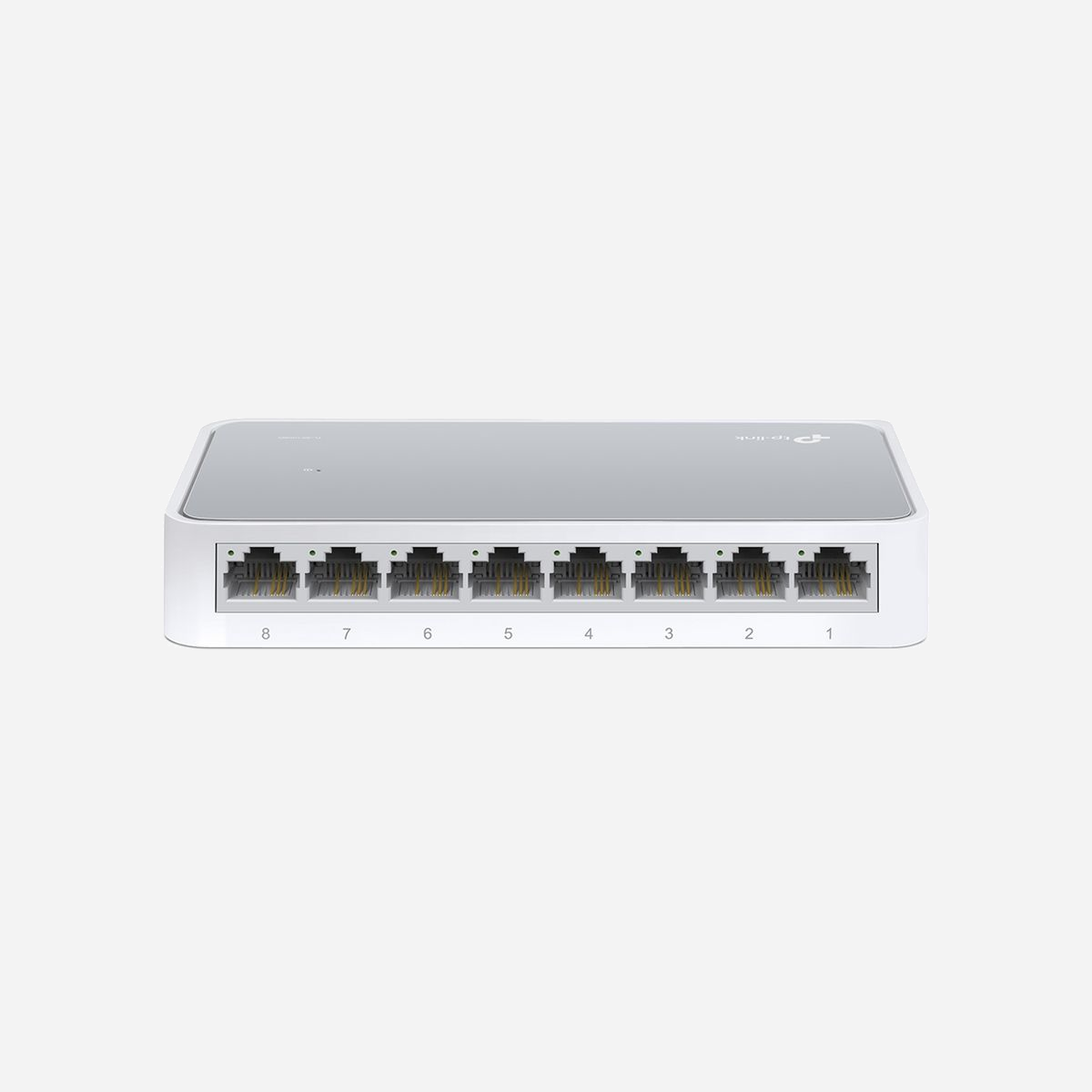 TP-Link TL-SF1008D-V11 Commutateur Non-Géré 8 Ports Fast Ethernet (10/100) RJ-45, 1.6 Gbit/s, MAC 1000 entrées, IEEE 802.3/ab/x, Blanc - TP-Link TL-SF1008D. Type de commutateur: Non-géré. Type de port Ethernet RJ-45 de commutation de base: Fast Ethernet (10/100), Quantité de ports Ethernet RJ-45 de commutation de base: 8. Full duplex. Répertoire MAC: 1000 entrées, Capacité de commutation: 1,6 Gbit/s. Standards réseau: IEEE 802.3, IEEE 802.3ab, IEEE 802.3x. Voltage d'entrée DC: 5 V. Connecteur d'alimentation: DC-in jack