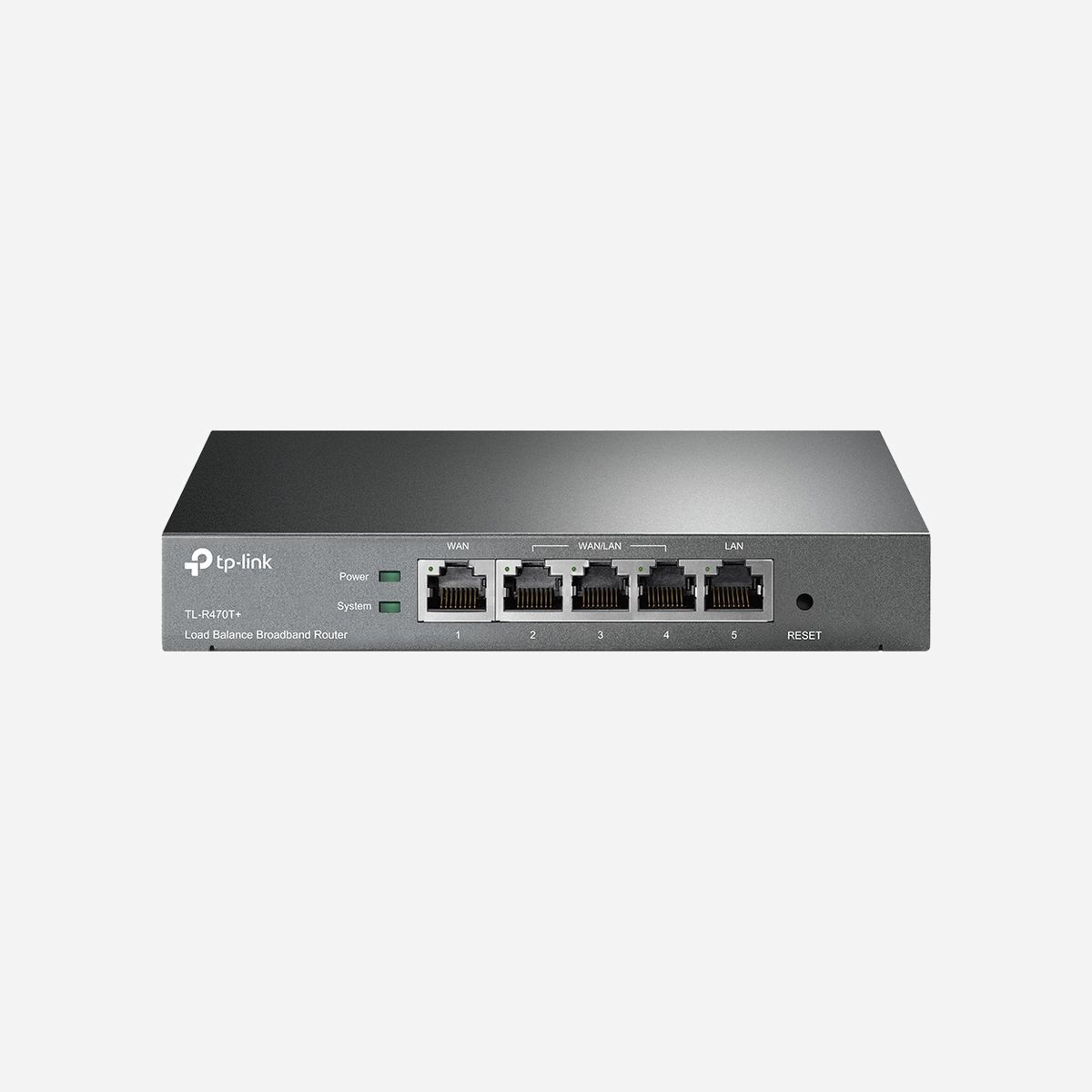 TP-Link TL-R470T+ Routeur Fast Ethernet 5 ports RJ-45 (3 LAN/WAN permutables), NAT, QoS, Pare-feu, VPN PPTP/L2TP/IPSec, 64MB DRAM, Support Windows/macOS/Linux - <b>Fonctions</b><br>Le routeur haut débit avec répartition de charge TL-R470T+ possède une capacité de transmission de données et une stabilité plus importantes qui offrent un fonctionnement économique pour les réseaux des cybercafés et des petits bureaux par exemple.<br>Performances améliorées et plus grande stabilité<br>Le routeur est équipé d’un processeur réseau dédié, défini sur 400 MHz pour des performances de traitement puissantes, d’une alimentation électrique interne permettant une stabilité de fonctionnement à long terme, ainsi que d’une protection antifoudre visant à protéger vos investissements du mieux possible.<br><br><b>Basculement entre trois ports LAN/WAN</b><br>Le TL-R470T+ est doté de trois ports permutables pouvant être paramétrés en LAN ou WAN, ce qui permet au routeur de supporter jusqu’à quatre ports WAN afin de satisfaire différentes exigences d’accès Internet via un seul périphérique.<br>Le routeur intègre également une fonction de répartition de charge intelligente qui sélectionne automatiquement la ligne la plus efficace en fonction des exigences de charge et de bande passante, réduisant ainsi les périodes d’indisponibilité du réseau et améliorant la connectivité Ethernet.<br>Par défaut, le TL-R470T+ est paramétré pour fonctionner avec deux ports WAN : le port 1 et le port 2 sont des ports WAN tandis que les ports 3 à 5 sont des ports LAN.<br><br><b>Administration pour une expérience réseau fluide</b><br>En intégrant plusieurs stratégies de répartition de charge, un contrôle de la bande passante basé sur l’IP et le port, une limite de session, un filtrage par domaine et par adresse IP/MAC, le TL-R470T+ offre aux utilisateurs une expérience réseau fluide, sans ralentissement ni perte de connexion.<br><br><b>Facile à installer et utiliser</b><br>Grâce à l’interface de gestion Web conviviale, à la gestion distante et à la sauvegarde et la restauration de la configuration, le TL-R470T+ propose de nombreuses fonctions complètes qui sont faciles à déployer et entretenir, en particulier pour les entreprises ne disposant pas de personnel informatique professionnel.
