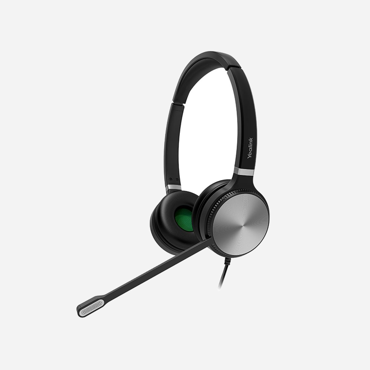 Casque Yealink YHS36-DUAL Binaural Arceau Bureau/Centre d'appels, Filaire, Supra-Aural, 20-20000Hz, Micro Anti-Bruit, Câble 0.9m, 170g, Noir/Argent - Yealink YHS36. Type de produit: Casque. Technologie de connectivité: Avec fil. Utilisation recommandée: Bureau/Centre d'appels. Fréquence des écouteurs: 20 - 20000 Hz. Longueur de câble: 0,9 m. Poids: 170 g. Couleur du produit: Noir, Argent