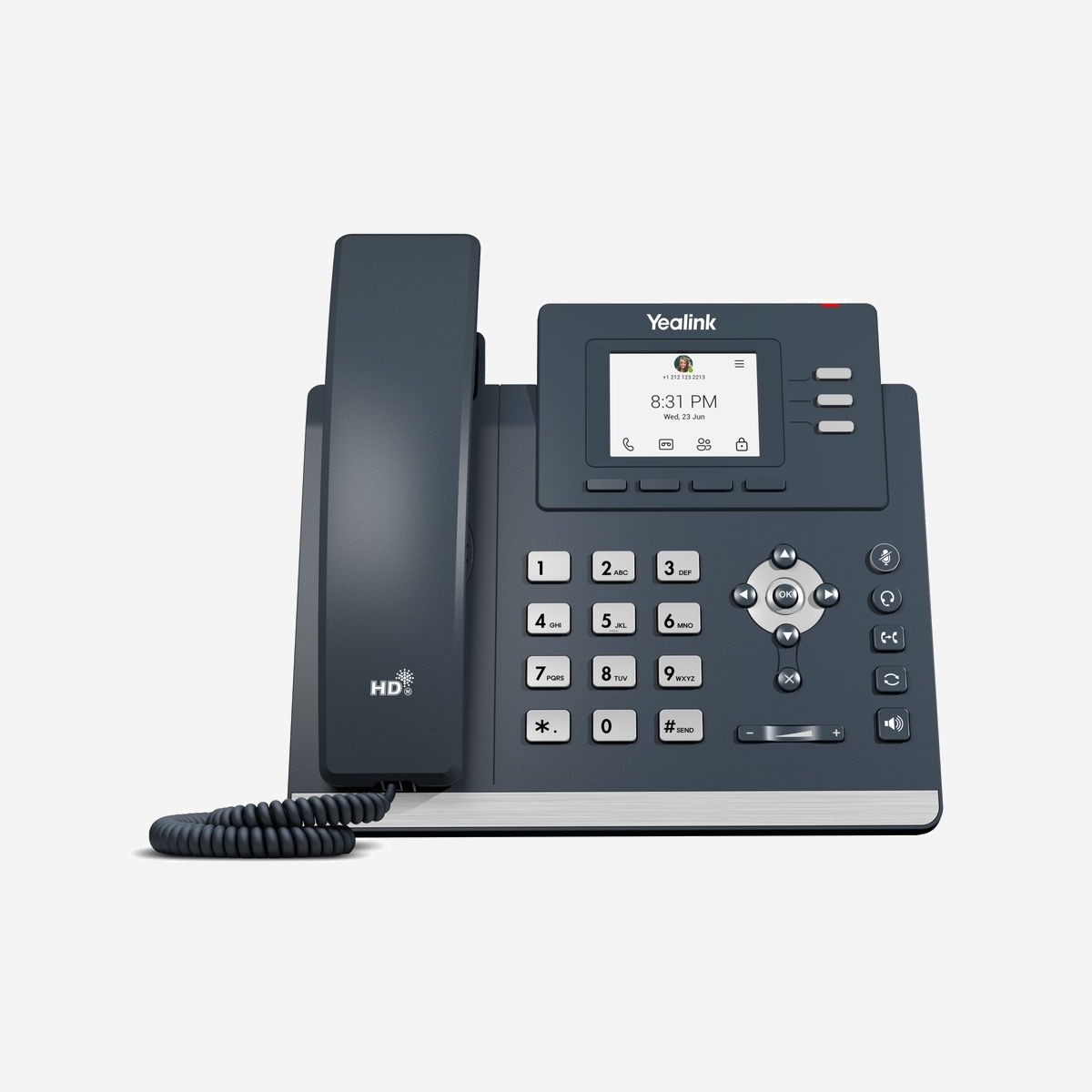Yealink MP52 E2 Teams Téléphone IP Gigabit Ethernet, écran LCD 2.4" 320x240, USB, PoE, compatible Microsoft Teams, Android 13 OS - - Android 13 OS<br>- Écran non tactile de 2,4 pouces (320 x 240)<br>- Combiné magnétique<br>- Audio HD optimal, technologie anti-bruit Yealink<br>- 1x port USB Type A, supporte les casques d'écoute USB<br>- Boutons de navigation <br>- Double port Gigabit Ethernet<br>- Interface utilisateur adaptée à l'équipe Microsoft<br>- Prise en charge de Microsoft TAC et YMCS<br>- Montage mural<br>- Prise en charge IEEE 802.3af PoE, sans bloc d'alimentation