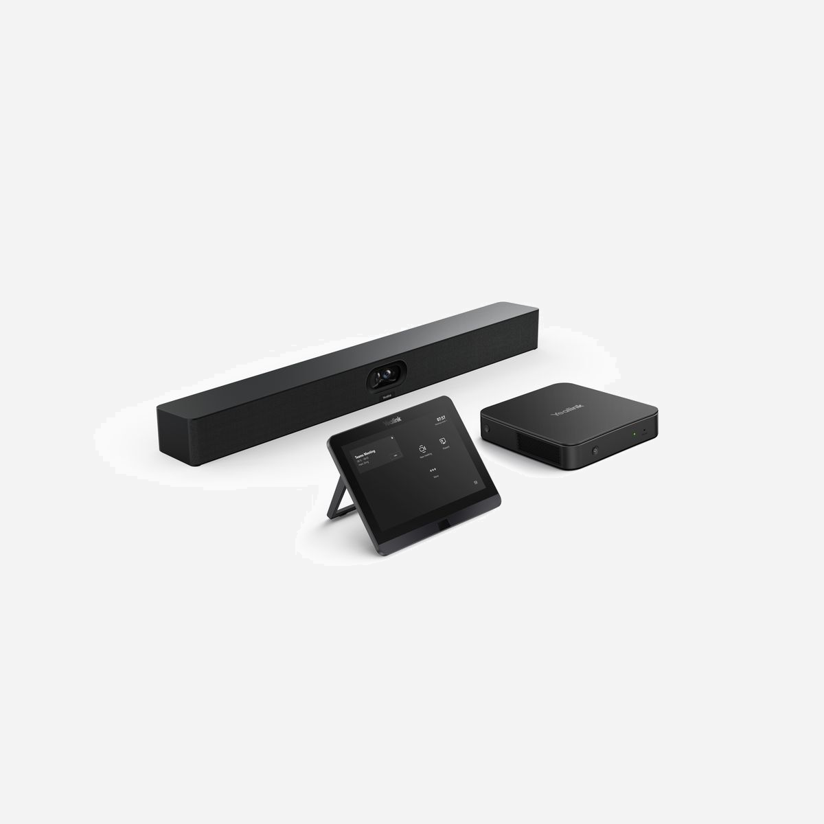 Yealink MVC S40-C4-000 Système de visioconférence 4K Ultra HD, Double Caméra 48MP, FOV 120°, Écran Tactile 8" IPS, Intel Core i5, SSD 128Go, WiFi 6, Bluetooth 5.2 - Yealink MVC S40-C4-000. Type de produit: Système de vidéoconférence de groupe. Total des megapixels: 45 MP, Type HD: 4K Ultra HD, Modes vidéo pris en charge: 1080p, 2160p, Cadence maximale: 30 ips. point de vue angle (FOV): 120°, Zoom numérique: 6x. Ethernet/LAN, Wifi. Bluetooth. Écran: IPS, Taille de l'écran: 20,3 cm (8"), Résolution de l'écran: 1280 x 800 pixels. Couleur du produit: Noir