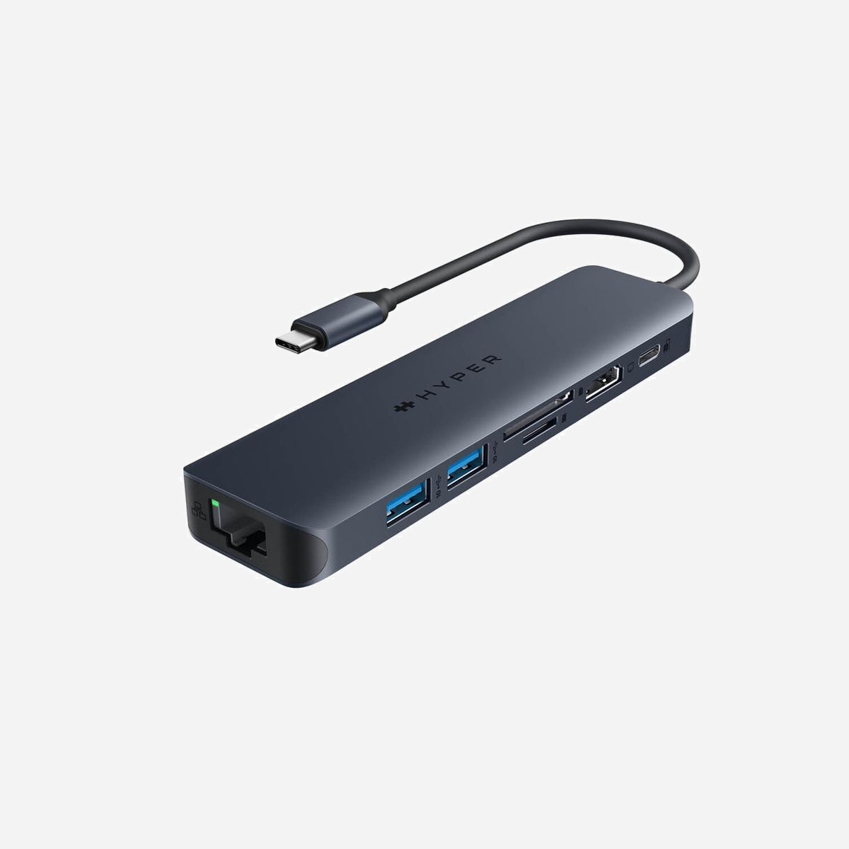 Targus HD4003GL Station d'accueil USB Type-C, Power Delivery 100W, 2x USB 3.2 Gen 2 Type-A, HDMI 2.0 4K 60Hz, Ethernet Gigabit, Lecteur cartes SD/MicroSD - Targus HD4003GL. Interface de l'hôte: USB Type-C, Délivrance de la puissance USB jusqu’à: 100 W. LAN Ethernet : taux de transfert des données: 10,100,1000 Mbit/s, Standards réseau: IEEE 802.3, IEEE 802.3ab, IEEE 802.3u. Couleur du produit: Bleu, Cartes mémoire compatibles: MicroSD (TransFlash), SD, Type HD: 4K Ultra HD. Type d'alimentation d'énergie: USB. Largeur: 136 mm, Profondeur: 37 mm, Hauteur: 15 mm