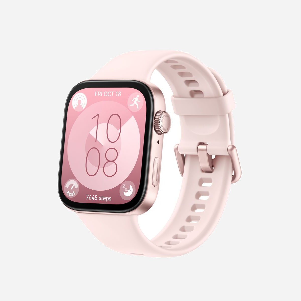 Huawei WATCH Fit 3 Rose 4.62cm (1.82") AMOLED 408x480 GPS Wi-Fi Bluetooth 5.2 Batterie 400mAh Aluminium Fluoroélastomère Android/iOS - Huawei WATCH Fit 3. Taille de l'écran: 4,62 cm (1.82"), Technologie d'affichage: AMOLED, Résolution de l'écran: 408 x 480 pixels, Écran tactile. Wifi. GPS (satellite). Capacité de la batterie: 400 mAh. Poids: 26 g. Matière de la bande: Fluoroélastomère, Couleur du bracelet: Rose, Taille du bracelet: Taille unique