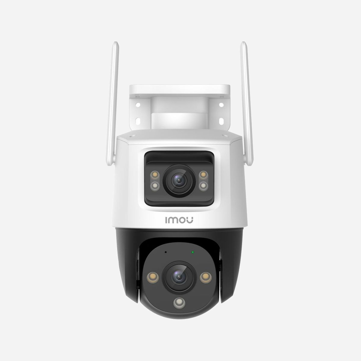 Imou Cruiser Dual 10MP Caméra IP Extérieure Tourelle, 2304x1296, WiFi 6, Ethernet, CMOS 1/3", Zoom 8x, IR 30m, MicroSD 256Go, IP66, PTZ - Imou Cruiser Dual 10MP. Type: Caméra de sécurité IP, Installation prise en charge: Extérieure, Technologie de connectivité: Avec fil &sans fil. Type de montage: Plafond, Couleur du produit: Noir, Blanc, Format: Tourelle. Angle de vue de l’objectif, horizontal: 78°, Angle de vue de l’objectif, vertical: 41°, Angle de vue de l’objectif, diagonal: 94°. Type de capteur: CMOS, Taille du capteur optique: 25,4 / 3 mm (1 / 3"). Zoom numérique: 8x, Focale Fixe: 3,6 mm