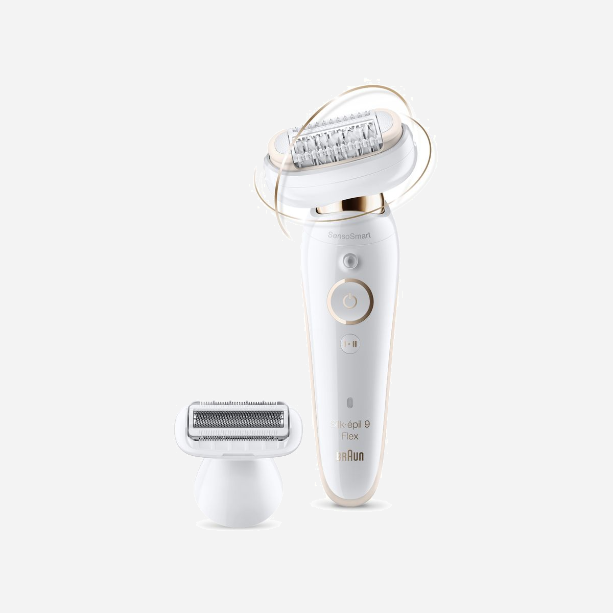Braun Silk-épil 9-9006 Flex Épilateur 40 Pinces MicroGrip Blanc, Tête Flexible, Rasoir & Tondeuse, Wet&Dry, Autonomie Batterie, 4 Accessoires - Braun Silk-épil 9 Flex, le 1er épilateur électrique au monde avec une tête entièrement flexible, pour une épilation sans effort. Technologie Micro-Grip et tête 40 % plus large qui enlèvent les poils, même très courts dès 0,5 mm. Des semaines de peau lisse d'institut.La boîte inclut : 1 épilateur avec accessoire rouleaux de massage, 1 accessoire de contact avec la peau, 1 accessoire pour visage, 1 tête de rasoir, 1 accessoire tondeuse, 1 pochette, 1 brosse de nettoyage, 1 chargeur