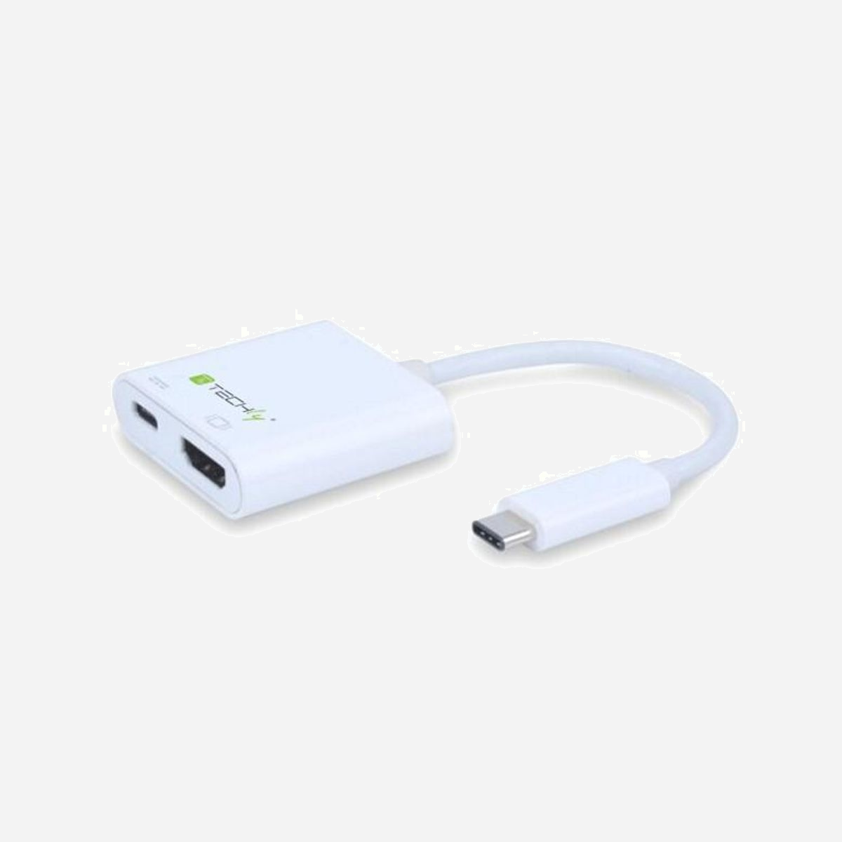 Techly IADAP-USB31-HU31 : Adaptateur Graphique USB vers HDMI, Résolution 3840x2160, Dimensions 43x40x12mm, Couleur Blanc, Certifications CE/FCC/WEEE/RAEE - Techly IADAP USB31-HU31. Résolution maximale: 3840 x 2160 pixels, Résolution maximum (HDMI): 3840 x 2160 pixels, Certification: CE, FCC, WEEE/RAEE. Couleur du produit: Blanc. Largeur: 43 mm, Profondeur: 40 mm, Hauteur: 12 mm