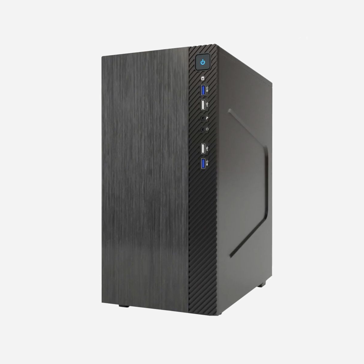 itek SMALLCOM-B Mini Tower PC Noir, Micro ATX/Mini-ITX, 1x92mm arrière, USB 3.2 Gen 1, 2.5/3.5", 171x308x360mm, sans alimentation - itek SMALLCOM-B. Format: Mini Tower, Type: PC, Couleur du produit: Noir. Emplacement d'alimentation: Bas. Prise en charge des diamètres des ventilateurs avants: 92 mm, Ventilateurs arrières installés: 1x 92 mm. Tailles de disques durs supportées: 2.5,3.5". Largeur: 171 mm, Profondeur: 308 mm, Hauteur: 360 mm