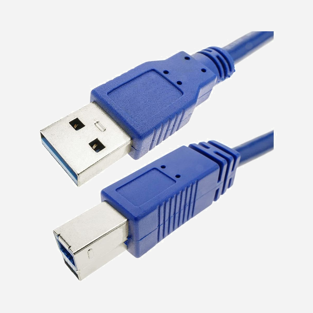 Techly Câble USB 3.0 AB M/M 0.5m Bleu - USB 3.2 Gen 1 (3.1 Gen 1), Connecteurs USB A et USB B, Mâle/Mâle, 5 Gbit/s, Double Blindage - Techly 0.5m USB 3.0 AB M/M. Longueur de câble: 0,5 m. Connecteur 1: USB A, Connecteur 2: USB B, Version USB: USB 3.2 Gen 1 (3.1 Gen 1), Genre du connecteur: Mâle/Mâle, Taux de transfert de données maximal: 5 Gbit/s, Couleur du produit: Bleu, Blindage magnétique
