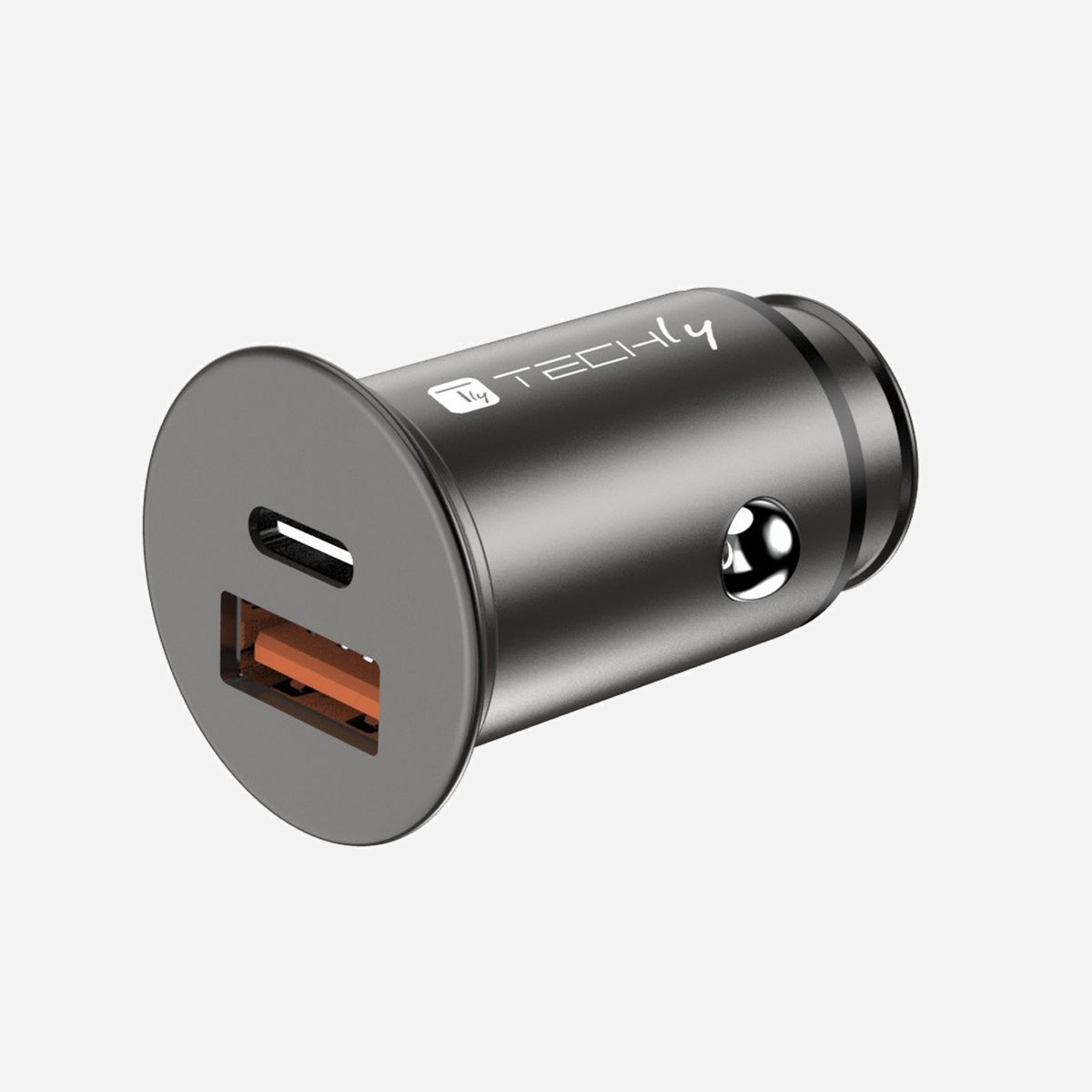 Techly IUSB2-CAR5-AC38W Chargeur Auto Universel 38W Allume-cigare, USB-A & USB-C Quick Charge 3.0, 12-24V, Protections Surcharge/Surtension/CC - Techly IUSB2-CAR5-AC38W. Type de chargeur: Auto, Type de source d'alimentation: Allume-cigare, Compatibilité de chargeur: Universel. Tension d'entrée: 12 - 24 V, Tension de sortie (max): 12 V, Courant de sortie de l'adaptateur secteur: 3 A. Quantité de ports USB de type C: 1, Charge rapide, Dispositifs de protection électrique: Surcharge, Sur-courant, Surtension, Surchauffe, Court-circuit. Couleur du produit: Noir