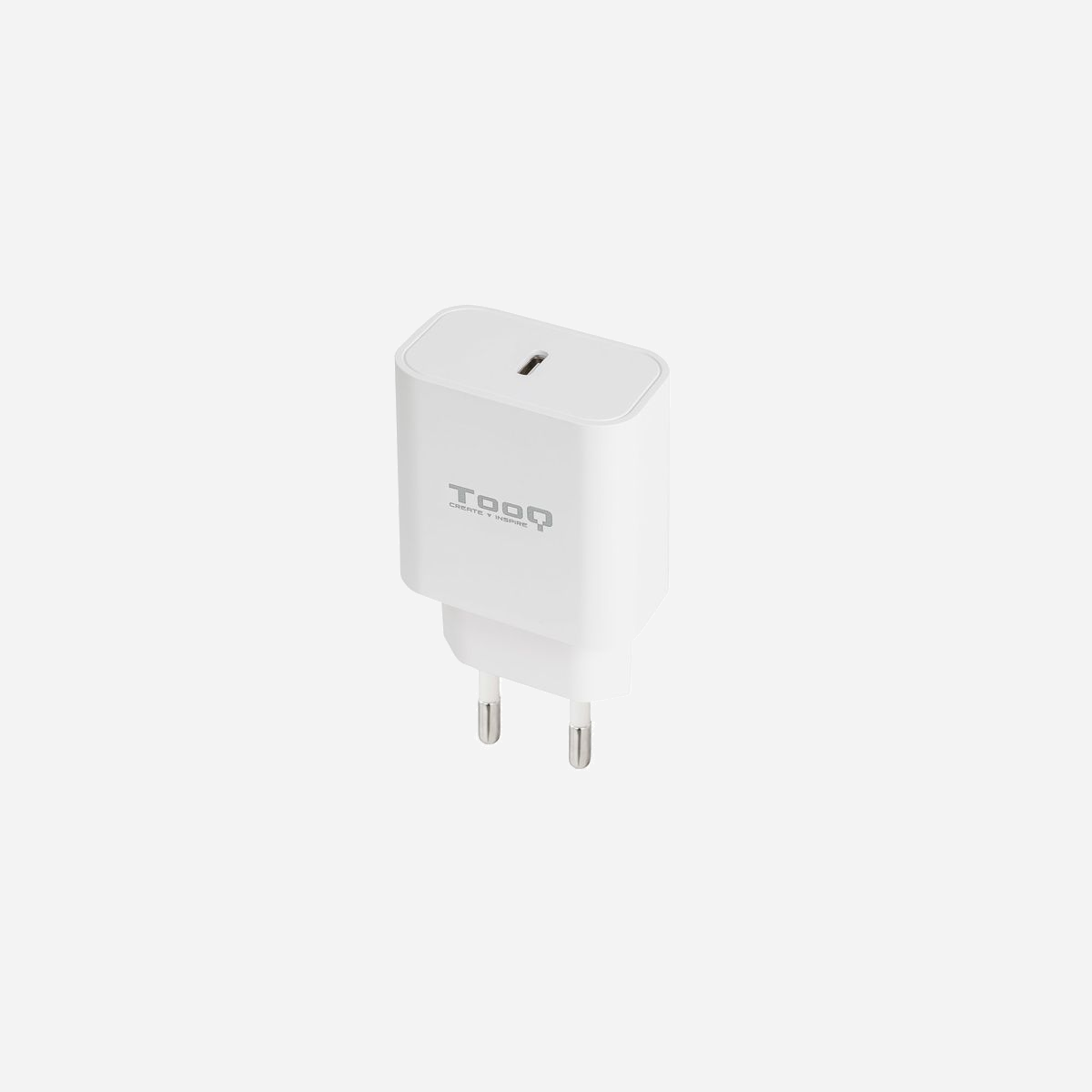 TooQ TQWC-PDUSBC20W Chargeur Secteur Universel 1x USB-C 20W, Entrée 110-240V, Sortie 5V/3A 9V/2.22A 12V/1.67A, Blanc, Certifié CE/RoHS - TooQ TQWC-PDUSBC20W. Type de chargeur: Intérieure, Type de source d'alimentation: Secteur, Compatibilité de chargeur: Universel. Tension d'entrée: 110 - 240 V. Quantité de ports USB de type C: 1. Couleur du produit: Blanc