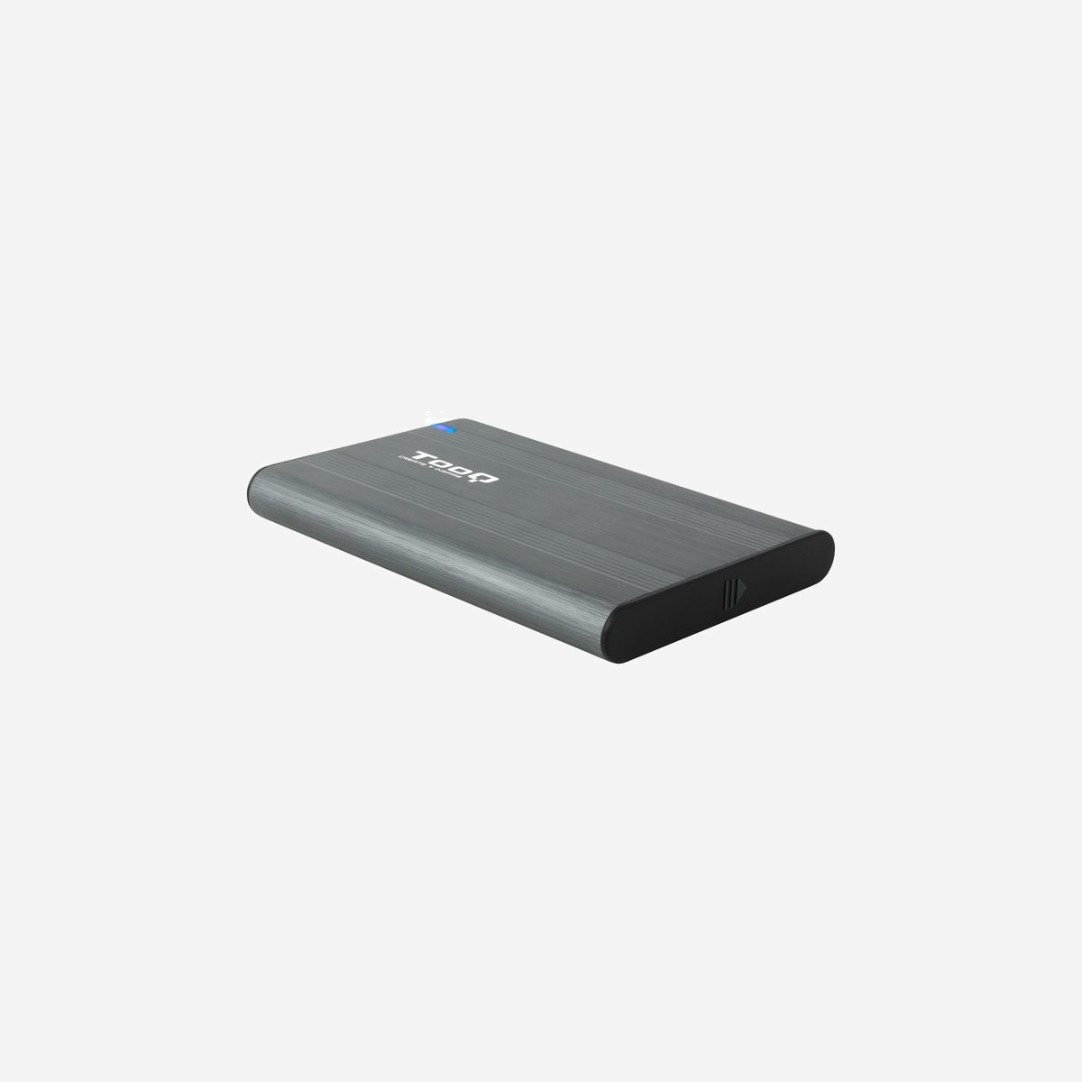 TooQ TQE-2503G Boîtier Externe 2.5" pour HDD/SSD SATA I/II/III USB 3.2 Gen 1 (3.1 Gen 1) Micro-USB B Gris - Support UASP, 2To Max, 78x123x14mm - TooQ TQE-2503G. Type de produit: Boîtier disque dur/SSD. Nombre d'unités de stockage pris en charge: 1, Taille de l'unité de stockage: 2.5", Interfaces de lecteur de stockage prises en charge: SATA, Série ATA II, Série ATA III, Capacité de stockage maximum: 2 To. Couleur du produit: Gris. Connecteur USB: Micro-USB B