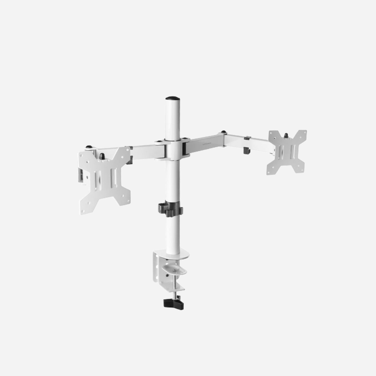 Support Bureau Double Écran Mars Gaming MARM2W Blanc, 13"-27", VESA 75/100, Charge 8kg/Bras, Pivot 180°, Rotation 360°, Gestion Câbles - Le MARM2 est un support double écran de haute qualité, conçu pour les écrans de 13" à 27" et capable de supporter jusqu'à 8 kg de poids par bras. Ce support robuste et durable est doté de bras entièrement articulés, d'une gestion des câbles et d'une hauteur de moniteur réglable.<br><br><b>CONFORT ET ERGONOMIE SANS PRÉCÉDENT</b><br>Le MARM2 n'est pas seulement un support d'écran, c'est une solution pour améliorer votre bien-être et votre productivité. Ses bras entièrement articulés vous permettent d'ajuster la position de vos moniteurs avec précision et facilité. Imaginez pouvoir incliner, faire pivoter et faire pivoter chaque écran en fonction de votre angle de vue, vous aidant ainsi à prévenir la fatigue oculaire et les douleurs corporelles.<br><br><b>DISPONIBLE EN DEUX VERSIONS</b><b>NOIR OU BLANC</b><br>Le MARM2 est disponible en deux versions, noir et blanc, afin que vous puissiez choisir celle qui convient le mieux à votre espace de travail.<br><br><b>ORGANISATION ET ESPACE OPTIMISÉS</b><br>Le MARM2 ne prend pas seulement en charge vos moniteurs, il prend également soin de votre espace de travail. Son système de gestion des câbles intégré maintient vos câbles propres et organisés, évitant les enchevêtrements et l'encombrement sur votre bureau. De plus, sa capacité de levage réglable et sa prise en charge jusqu'à deux moniteurs vous permettent de libérer et de tirer le meilleur parti de votre espace de travail.<br><br><b>INSTALLATION ET CONFIGURATION FACILES</b><br>Le MARM2 est entièrement compatible avec les normes VESA75 et VESA100, garantissant une installation et une configuration faciles. Il ne vous faudra que quelques minutes pour monter et fixer vos moniteurs sur les bras du support. Grâce à sa conception intuitive, vous pouvez commencer à profiter des avantages d'une configuration à deux écrans rapidement et facilement.<br><br><b>BRAS ARTICULÉS POUR UN AJUSTEMENT TOTAL</b><br>Le support MARM2 va au-delà des supports de moniteur conventionnels. Ses deux bras entièrement articulés vous permettent de régler chaque moniteur individuellement pour obtenir l'angle et la hauteur parfaits. Réduisez la fatigue oculaire et le stress sur votre cou, vos épaules et votre dos, améliorant ainsi à la fois votre productivité et votre bien-être.<br><br><b>STRUCTURE ROBUSTE ET RÉSISTANTE</b><br>Le MARM2 est construit en acier de haute qualité, offrant une structure robuste et robuste qui garantit une stabilité exceptionnelle. Vous n’aurez pas à vous soucier des mouvements indésirables ou des vibrations inconfortables pendant que vous travaillez. Ce support fournit une base solide et sécurisée pour vos écrans, vous offrant ainsi une tranquillité d'esprit et une confiance dans leurs performances.