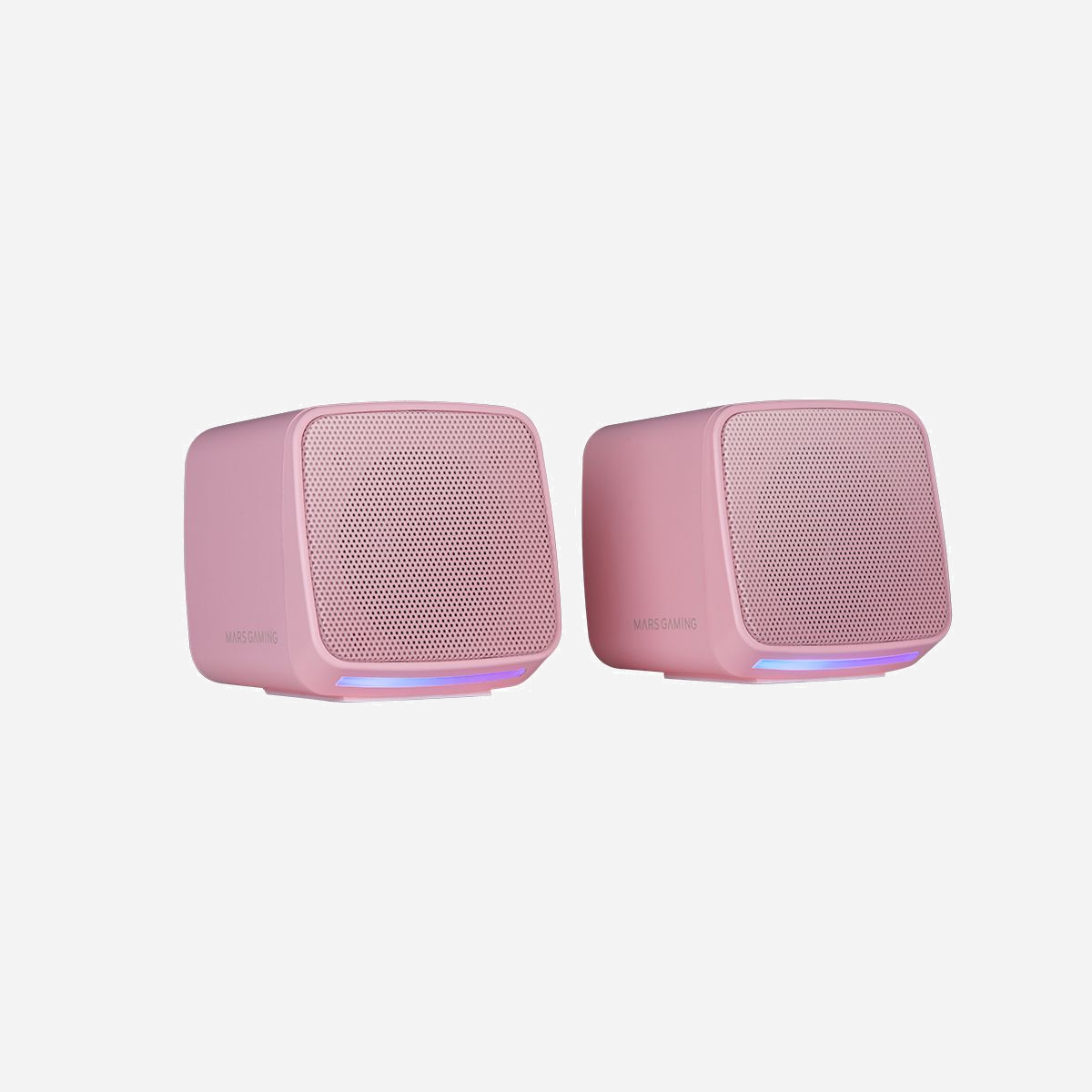 Mars Gaming MSPROP Enceinte Stéréo 2.0 Rose, 10W RMS, 20-20000Hz, 4 Ohm, Jack 3.5mm & USB, RGB Flow, ABS, 71x69x77mm - Découvrez le MS-PRO, l'enceinte compacte qui fait passer votre expérience audio au niveau supérieur. Avec ses 10W de puissance, il remplit n'importe quel espace d'un son clair et puissant, idéal pour vous immerger dans vos jeux ou votre musique. Ses effets d'éclairage dynamiques RGB Flow ajoutent cette touche vibrante et futuriste dont votre configuration a besoin. Avec une connectivité polyvalente et un contrôle intuitif, il est parfait pour les configurations de jeu et les espaces restreints.<br><br><b>PUISSANCE IMMERSIVE DANS UN FORMAT COMPACT</b><br>Le MS-PRO vous fait découvrir un univers de son clair avec 10 W de puissance. Conçu pour offrir une expérience sonore immersive, ce haut-parleur PC compact remplit chaque recoin de votre espace de jeu sans sacrifier la qualité ou les performances.<br><br><b>Disponible en trois versions</b><b>NOIR, BLANC ET ROSE</b><br>Choisissez celui qui convient le mieux à votre configuration.<br><br><b>CONTRÔLE TOTAL</b><br>Connectez facilement l'enceinte MS-PRO à votre PC, console ou appareil mobile grâce à son entrée jack audio 3,5 mm. Son boîtier de contrôle du volume intégré vous permet de régler le son rapidement et facilement.<br><br><b>CONCEPTION COMPACTE</b><br>Le MS-PRO est conçu pour s'adapter à vos besoins. Sa taille compacte et son design élégant s'intègrent parfaitement dans n'importe quelle configuration. Il combine style et performances dans un seul appareil, vous offrant une solution audio complète qui s'adapte à votre rythme de jeu.<br><br><b>ÉCLAIRAGE DE FLUX RVB DYNAMIQUE</b><br>Donnez vie à votre espace avec les effets d'éclairage RVB du MS-PRO. Son flux lumineux dynamique ajoute un style futuriste à votre configuration, complétant le son percutant et créant une atmosphère qui vous maintient au centre de l'action.