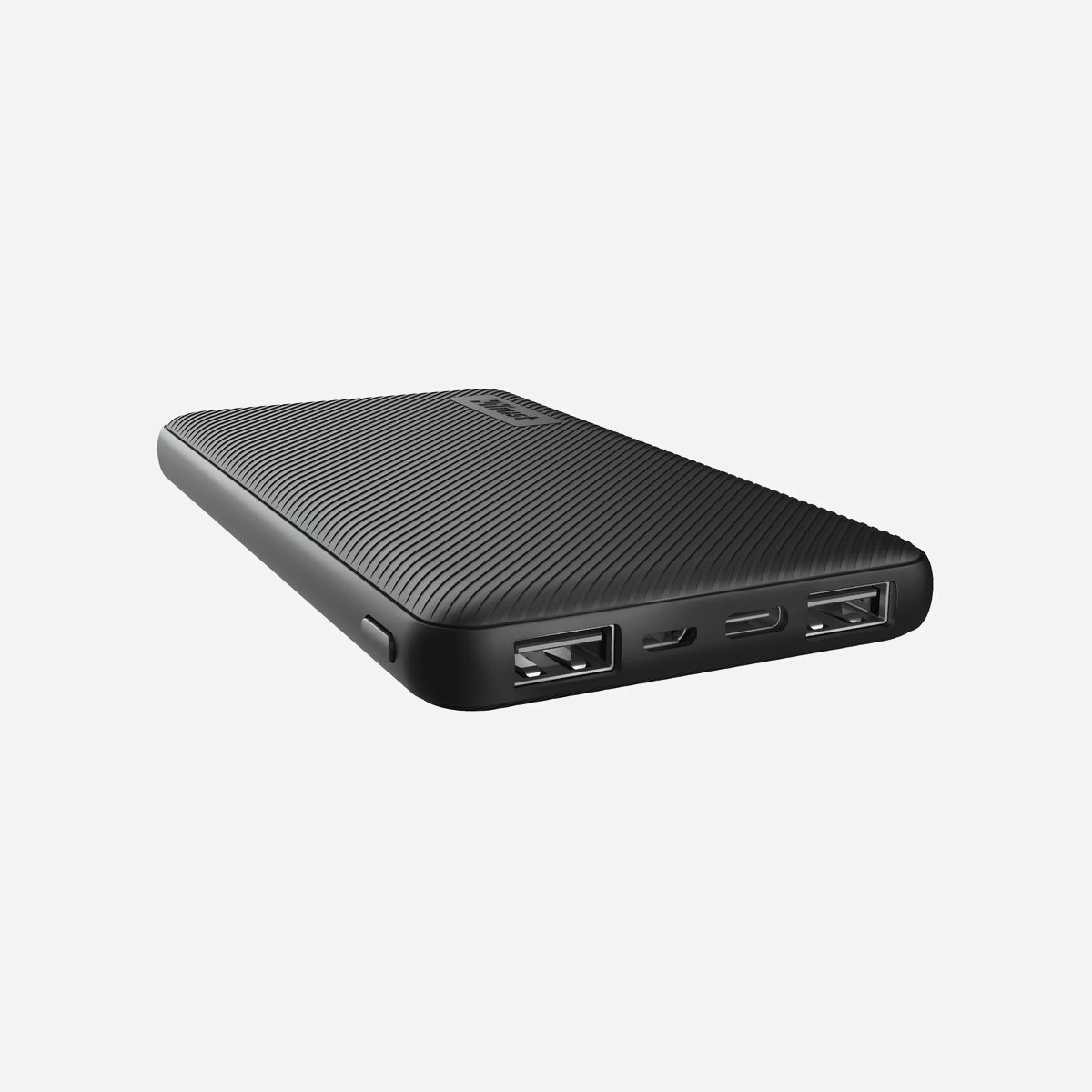 Trust Primo 24678 Batterie Externe Li-Ion 10000mAh Noir, 2x USB-A 2.4A, 1x USB-C 3A, 15W, Recharge Rapide, Protection Surcharge/Surchauffe/Court-circuit - Batterie externe ultra plate pour une charge rapide en déplacement (10 000 mAh)<br><br><b>Pour les batteries – et le monde</b><br>La batterie externe PRIMO 10 0000 mAh - ECO est construite avec la durée de vie de la batterie et l’environnement à l’esprit, fabriquée avec des matériaux recyclés et offrant jusqu’à 46 heures supplémentaires sur une seule charge.*<br><br> *Dépend de la marque/modèle et de l’état de la batterie. À titre indicatif seulement.<br><br><b>Fonctions Principales<br>2-pour-1</b><br>Chargez simultanément trois téléphones ou tablettes from any brand – via 2 USB-A and 1 USB-C port, afin d’être toujours connecté et prêt à travailler (ou à jouer). Rechargez la batterie externe elle-même via le câble micro-USB ou le port USB-C inclus.<br><br><b>Emballez vos affaires et partez</b><br>Une conception ultra-mince et compacte vous permet d’emballer, de recharger et de partir – sans ajouter de poids ou de volume à votre transport quotidien, tandis que la capacité de charge rapide charge vos appareils à la vitesse maximale.** <br><br>**Charge rapide avec vitesse maximale via USB-C (15W) ou USB-A (12W). La vitesse de charge varie d’un appareil à l’autre.