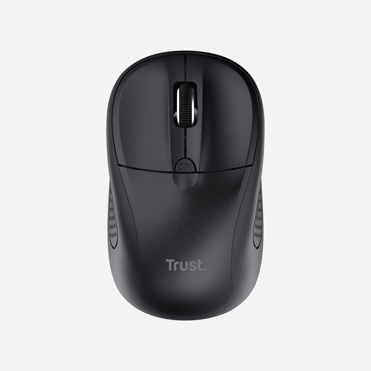 Trust Primo Souris Bluetooth Optique 1600 DPI Ambidextre 3 Boutons Noir ABS, Piles AAA, Windows/macOS/Android/iOS/ChromeOS, 95x55x40mm, 50g - Trust Primo. Format: Ambidextre. Technologie de détecteur de mouvement: Optique, Interface de l'appareil: Bluetooth, Résolution en mouvement: 1600 DPI, Type de boutons: Boutons poussoirs, Quantité de boutons programmables: 3, Type Scroll: Roue. Source d'alimentation: Piles. Couleur du produit: Noir