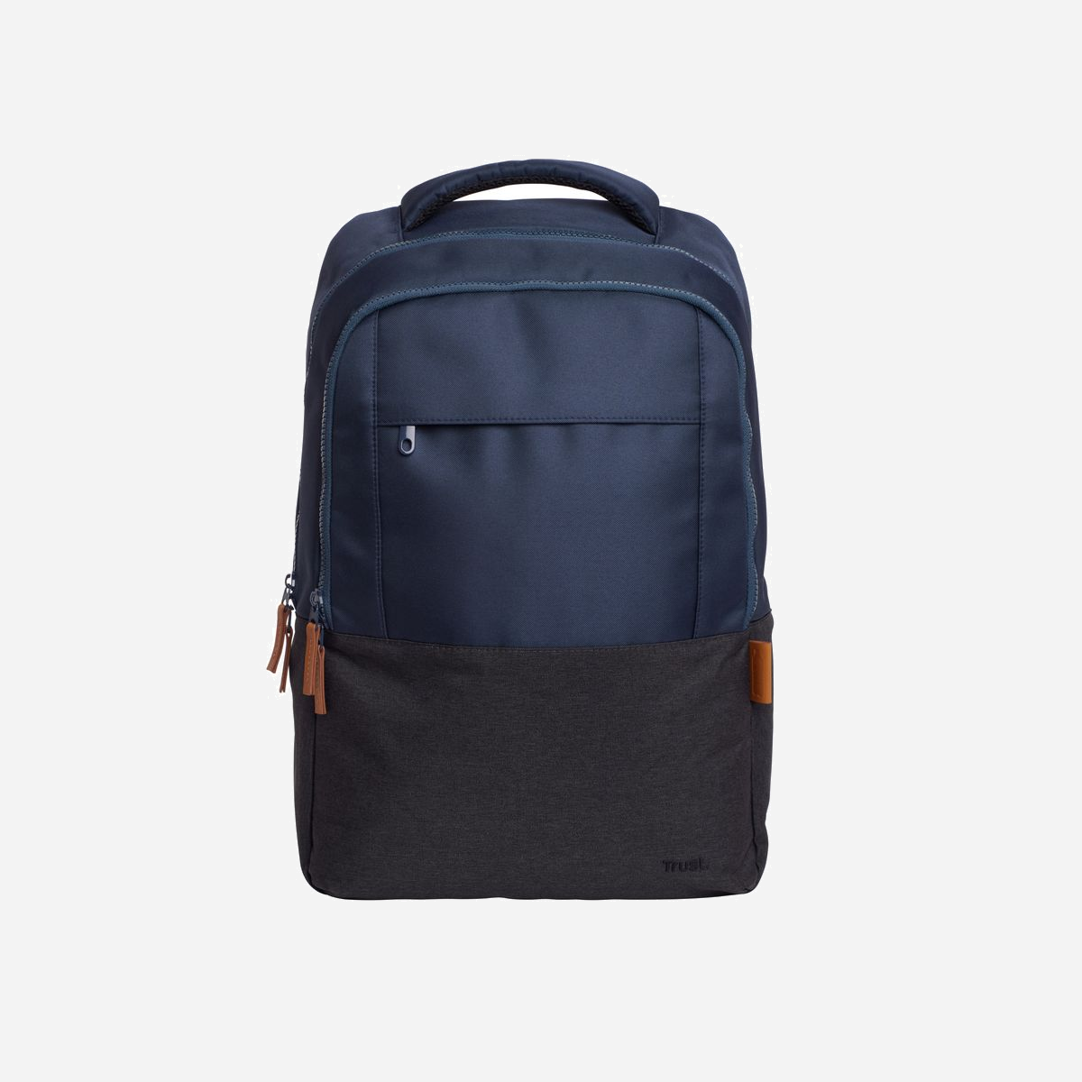 Sac à dos Trust Lisboa 25124 Bleu 16" Polyester recyclé 23L, 3 compartiments, 300x460x165mm, poids 768g, fermeture à glissière, compatible universel - <b>Des bouteilles transformées en sac à dos</b><br>Design tendance et professionnel : le Lisboa était auparavant 12 bouteilles en plastique, aussi étonnant que cela puisse paraître ! Avec son tissu fabriqué à partir de bouteilles PET recyclées, ce sac à dos pour ordinateur portable est non seulement fin et solide, mais aussi très écologique.<br><br><b>Regardez tout cet espace</b><br>Le sac à dos qui fait tout. L’intérieur rembourré d’une capacité de 23 L intègre un compartiment anti-chocs et offre un large espace pour ranger votre ordinateur portable (jusqu’à 16”), vos livres, vos papiers, vos accessoires, votre déjeuner et bien plus !<br><br><b>Transport confortable</b><br>Aussi long votre trajet soit-il, voyagez dans le plus grand confort. Le dos en maille rembourré du Lisboa et les bandoulières réglables en maille garantissent un confort optimal pour aller d’un point A à un point B en toute décontraction.<br><br><b>Organisez votre vie</b><br>Ce sac à dos pour ordinateur portable n’est pas réservé aux ordinateurs portables : les trois compartiments aux poches multiples, dont une poche extérieure cachée pour ranger vos objets de valeur en toute sécurité, vous suivent dans tous vos déplacements. Cerise sur le gâteau : la sangle permet de le fixer sur une valise pour devenir un compagnon de voyage idéal.<br><br><b>Contre les éléments</b><br>Sous le soleil comme sous la pluie, le Lisboa est là pour vous. Résistant aux chocs comme aux intempéries, vos effets personnels seront protégés des rayures, bosses et changements de temps. Votre ordinateur portable arrivera donc à destination intact, sec et prêt à fonctionner.