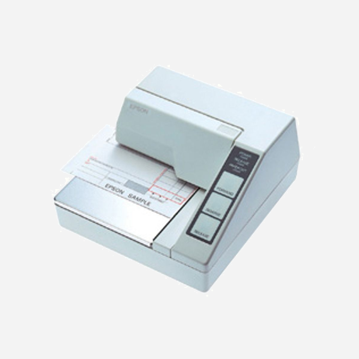 Epson TM-U295 Série - Imprimante Matricielle Impact, 16.2 cpi, Jusqu'à 3 Plis (1+2 Copies), Durée de Vie Ruban 1.5M Caractères, Interfaces avec Fil, 180x191x102mm - <b>Imprimante matricielle à impact (impression à plat)</b><br><br>La TM-U295 est l'imprimante la plus compacte au monde pour l'impression de chèques ou de factures jusqu'à 3 plis (1original + 2 copies). Elle trouvera aisément sa place dans votre point de vente. Grâce à son mode page, il est facile de réaliser des documents qui pourront être imprimés dans tous les sens et ainsi faciliter les manipulations de l'opérateur lors de l'introduction des documents.<br><br>La TM-U295 est incroyablement compacte. Elle offre de nombreuses options de polices de caractères et possède la faculté d'imprimer du texte verticalement aussi bien qu'horizontalement. La TM-U295 est particulièrement bien implantée dans les secteurs de l'hôtellerie et de la restauration pour l'édition de factures A5, ainsi que dans les transports pour imprimer les bons de livraison.<br><br><b>Caractéristiques principales:</b><br><br>-La plus petite imprimante facturette du monde.<br>-De nombreuses options de polices de caractères.<br>-Peut imprimer le texte verticalement ou horizontalement.<br>-Introduction du papier facile.