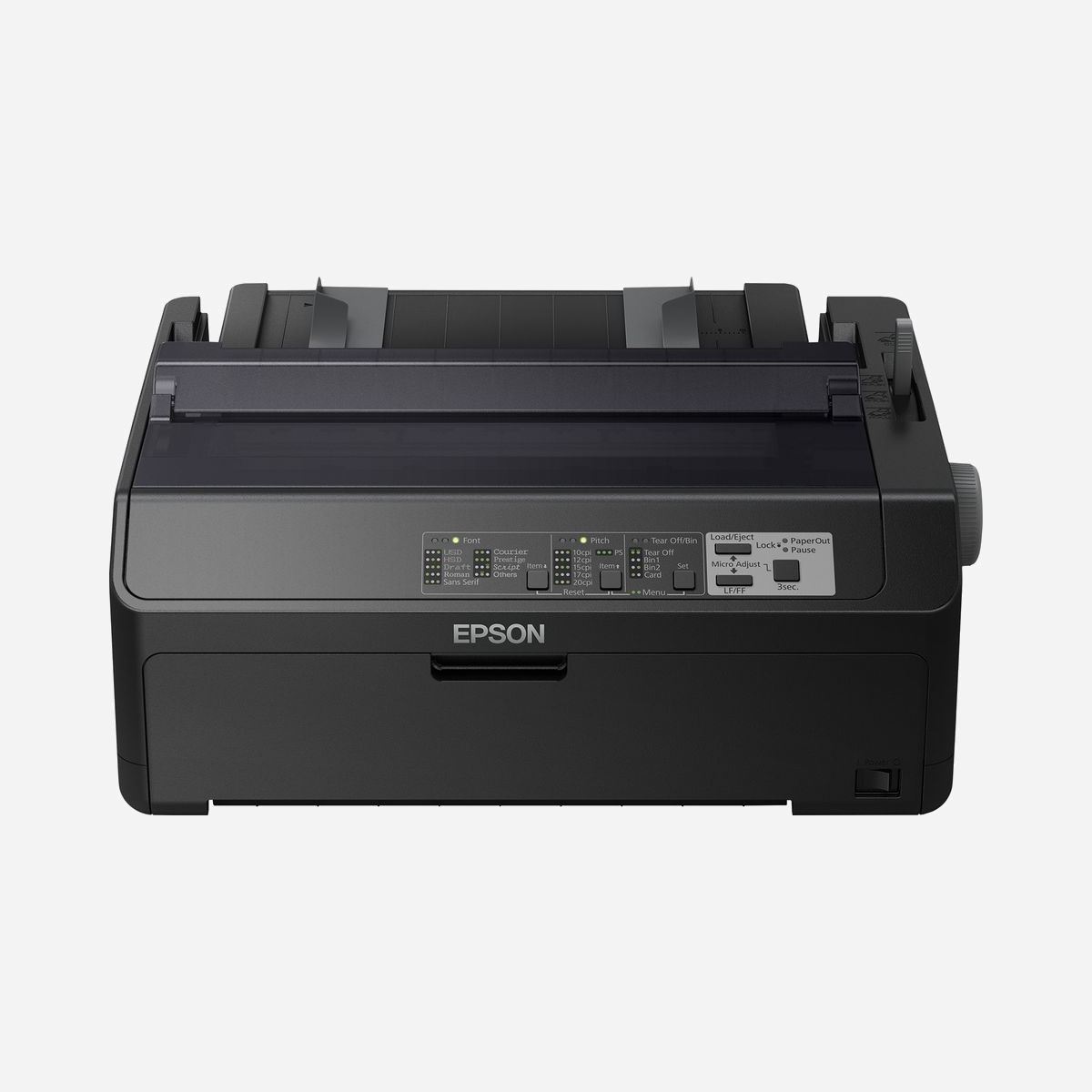 Epson LQ-590II Imprimante Matricielle 24-pin 80 Colonnes 550 CPS 10 CPI USB 2.0 & Parallèle, 6 Copies, Mémoire 128KB, MTBF 25000h, Windows. - <b>Grande vitesse d’impression</b><br>L’imprimante LQ-590II offre un mode d’impression très haute vitesse de 550 caractères par seconde à 10 caractères par pouce, ce qui fait une réelle différence quand il est question de hauts volumes d’impression, tels que des rapports de stock, d’importants lots de factures ou des documents de transport.<br><br><b>Fiabilité accrue</b><br>La technologie matricielle à impact d’Epson est déjà avancée et très fiable. Forte de ces avantages, la nouvelle imprimante améliore le temps moyen de bon fonctionnement sans intervention (TMBF) de 25 %. Elle atteint ainsi 25 000 heures d’autonomie, ce qui est parfait dans le cadre d’un fonctionnement dans des conditions difficiles ou lorsqu’une maintenance régulière n’est pas facile à mettre en place.<br><br><b>Consommables identiques</b><br>Cette imprimante utilise les mêmes rubans que les modèles existants. Vous pouvez donc mettre au goût du jour votre parc de matériels, tout en continuant à utiliser vos rubans en stock.