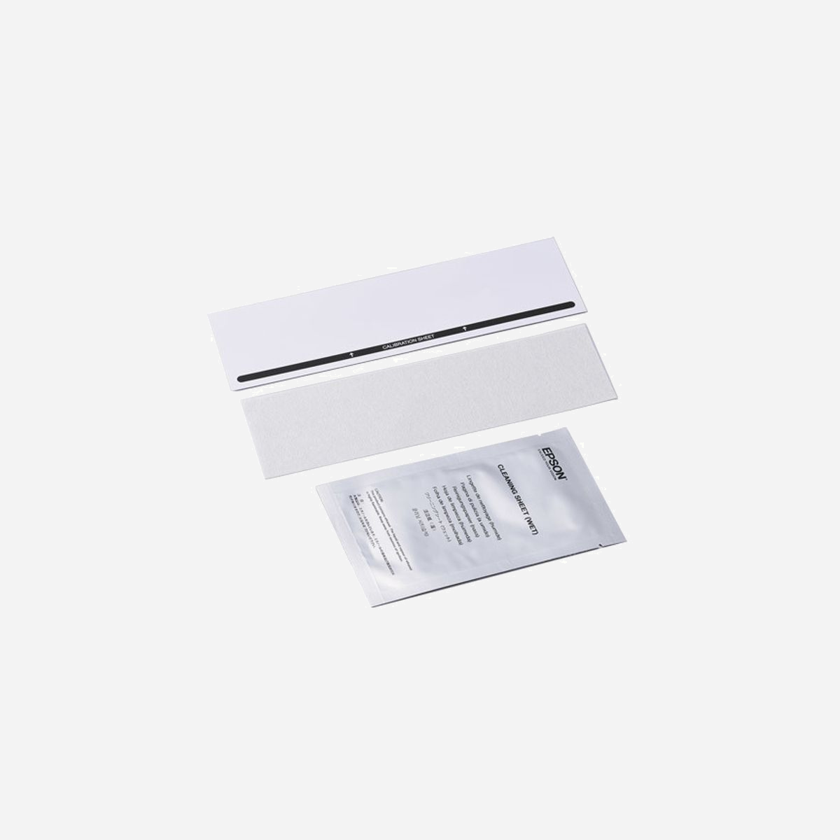 Epson Feuille de Maintenance B12B819481 - Compatible WorkForce ES-50/ES-60W/DS-70/DS-80W - Dimensions colis : 127x350 mm - Vendu à l'unité - Epson Maintenance Sheet (set of 2). Compatibilité de marque: Epson, Compatibilité: WorkForce ES-50, WorkForce ES-60W, WorkForce DS-70, WorkForce DS-80W, Pays d'origine: Chine. Quantité: 1 pièce(s), Largeur du colis: 127 mm, Profondeur du colis: 350 mm. Produit par casier principal (externe): 40 pièce(s)