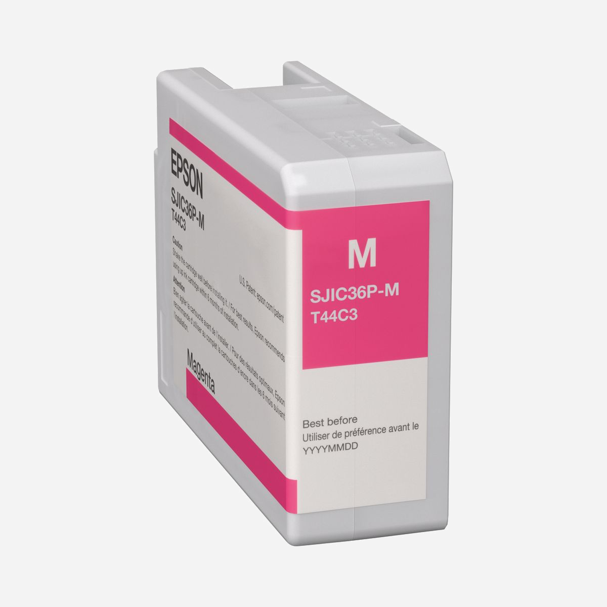 Cartouche d'encre Epson SJIC36P(M) Magenta Originale - Référence C13T44C340 - Compatibilité ColorWorks C6000/C6500 Series - Epson SJIC36P(M): Ink cartridge for ColorWorks C6500/C6000 (Magenta). Couleurs d'impression: Magenta, Quantité: 1 pièce(s)
