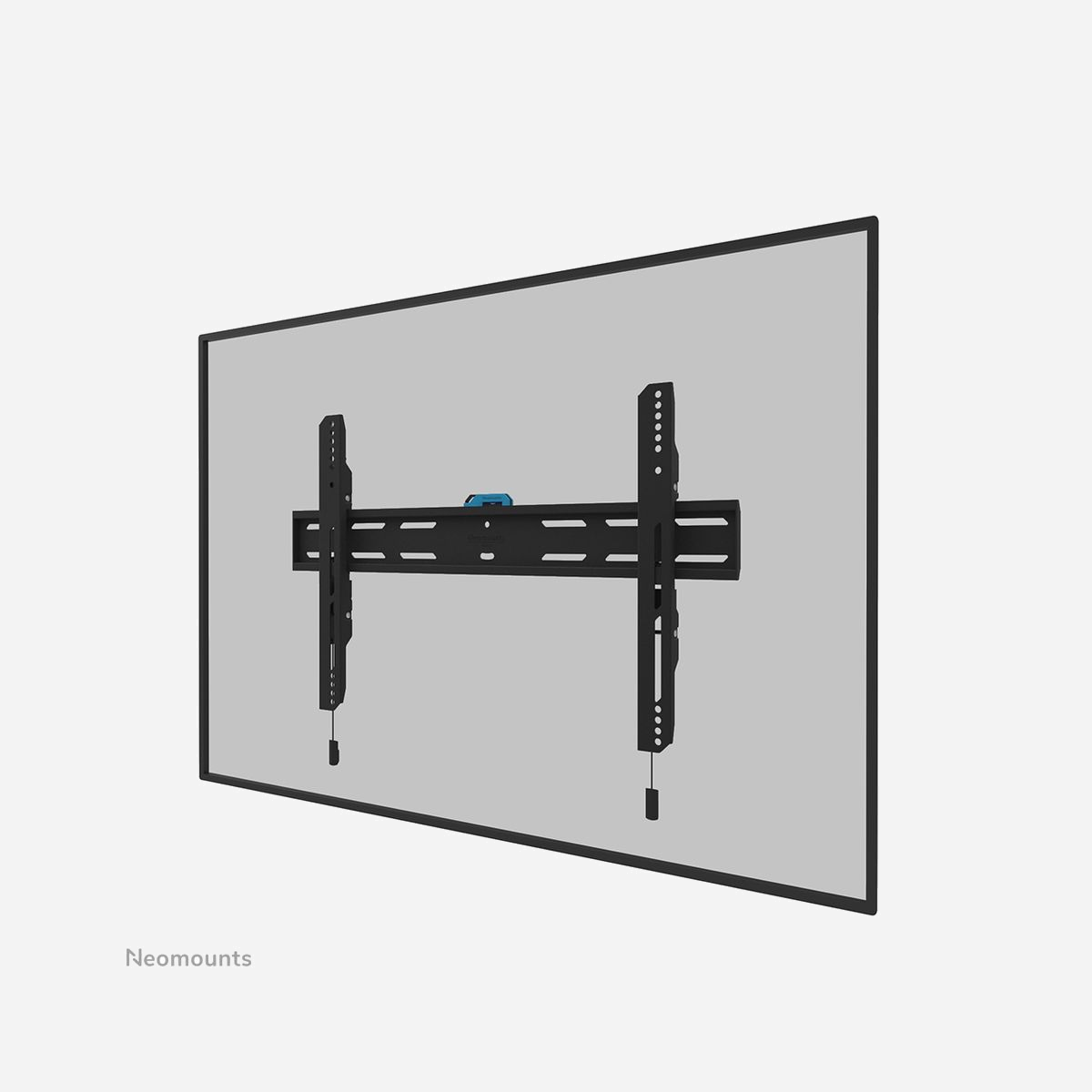 Neomounts WL30S-850BL16 Support Mural Fixe 42-86" VESA 100x100 à 600x400mm, Charge Max 60kg, Acier, Distance Mur 3.3cm, Lockable (Vis Incluse) - Le Neomounts WL30S-850BL16 LEVEL est un support mural fixe pour écrans plats allant jusqu'à 86" avec une capacité de poids maximale de 60 kg. Le réglage de la hauteur et du niveau est disponible pour une installation parfaite.<br><br>Le LEVEL-850 support mural a une profondeur de 3,3 cm et convient aux écrans conformes au modèle de trous VESA 100x100 à 600x400mm. Il est possible de verrouiller le support mural à l'aide de la vis antivol fournie ou d'un cadenas (non inclus).<br><br>Le WL30S-850BL16 est doté d'un astucieux système pull & release magnétique, qui vous permet de fixer le téléviseur en un clin d'œil et de sécuriser le téléviseur de manière sûre et solide. De plus, les sangles de traction et de libération peuvent être facilement cachées derrière l'écran en cliquant sur l'aimant sur le support. Un outil de niveau à bulle séparé est inclus avec le support mural, ainsi qu'un gabarit de fixation, pour assurer une installation facile du support.