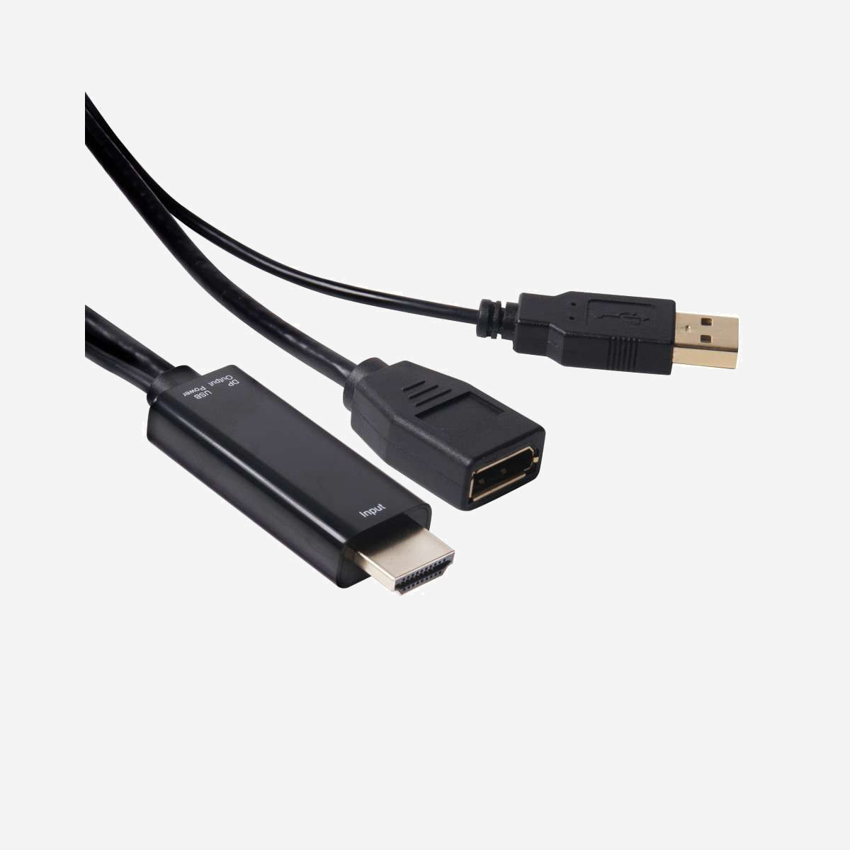 Adaptateur CLUB3D HDMI vers DisplayPort 1.1 Mâle/Femelle, 0.18m, 3840x2160 30Hz, Contacts Or, Transfert 10.2 Gbit/s, Noir, RoHS, FCC, CE EMI - CLUB3D HDMI™ to DisplayPort™ Adapter Male/Female. Connecteur 1: HDMI, Connecteur 2: DisplayPort, Longueur de câble: 0,18 m, Contacts du connecteur de placage: Or. Couleur du produit: Noir