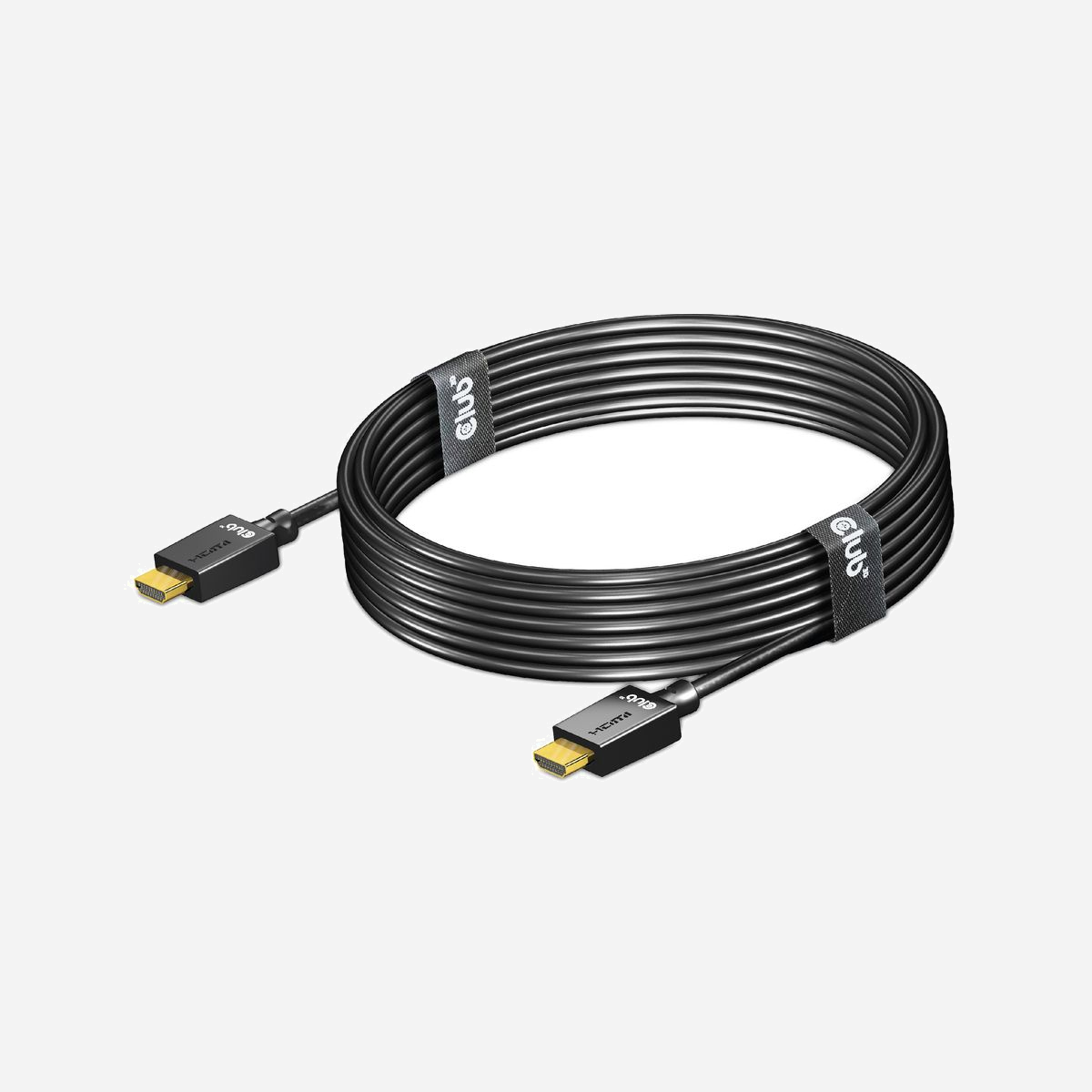 Câble HDMI 2.1 CLUB3D CAC-1374, 4m, HDMI Type A Mâle/Mâle, contacts or, support 8640x3940 144Hz, AWG 26, noir, certifié ROHS/FCC/CE EMI - CLUB3D CAC-1374. Longueur de câble: 4 m, Connecteur 1: HDMI Type A (Standard), Genre de connecteur 1: Mâle, Connecteur 2: HDMI Type A (Standard), Genre de connecteur 2: Mâle, Contacts du connecteur de placage: Or, Version HDMI: 2.1, Couleur du produit: Noir